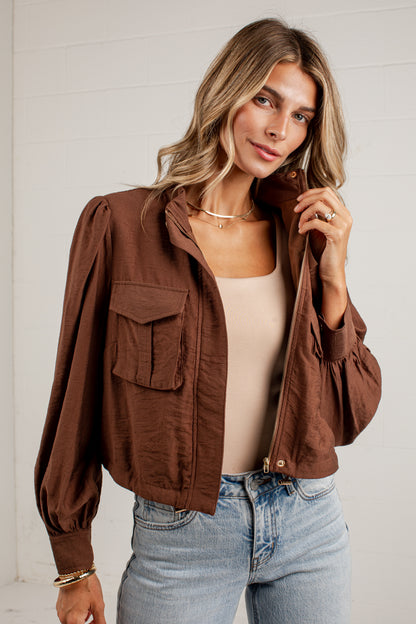 One More Toast Brown Jacket