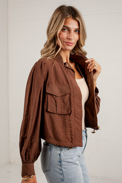 One More Toast Brown Jacket