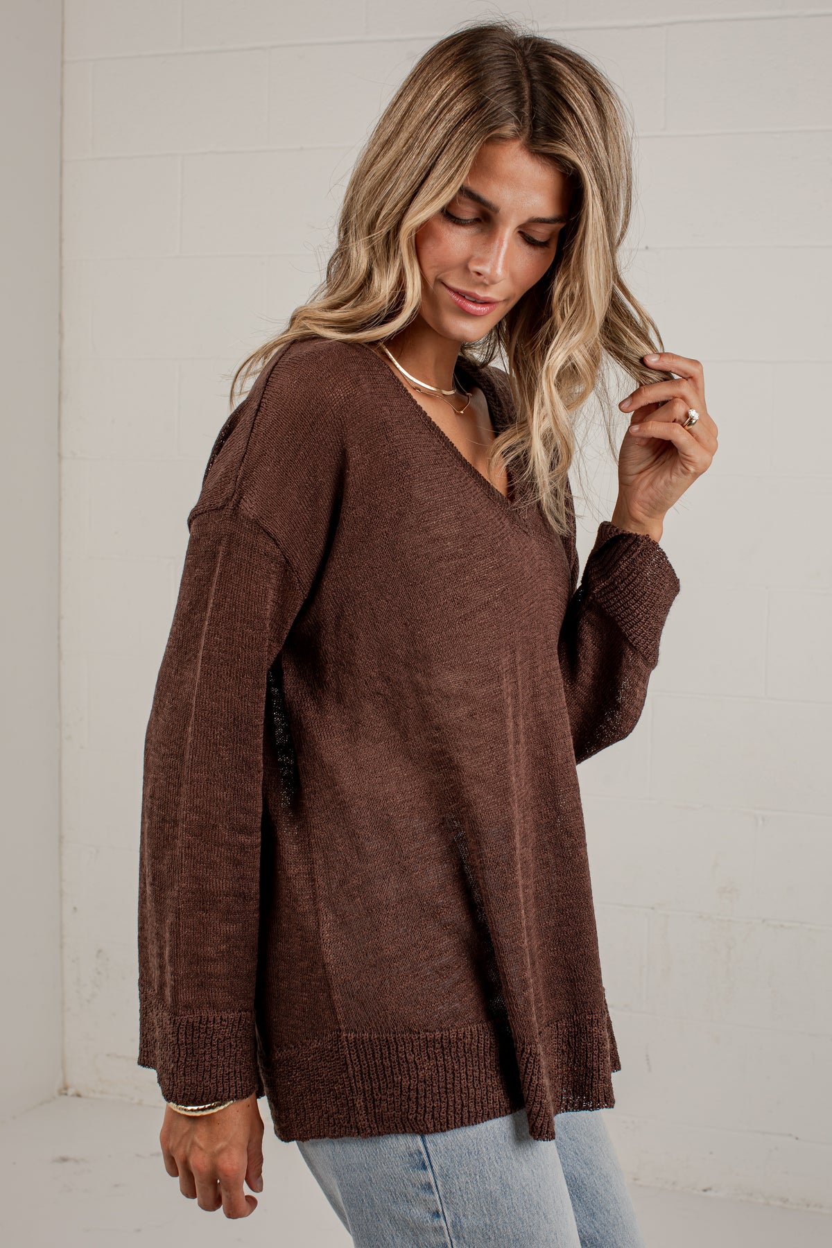 Found Your Way Oversized Knit Top