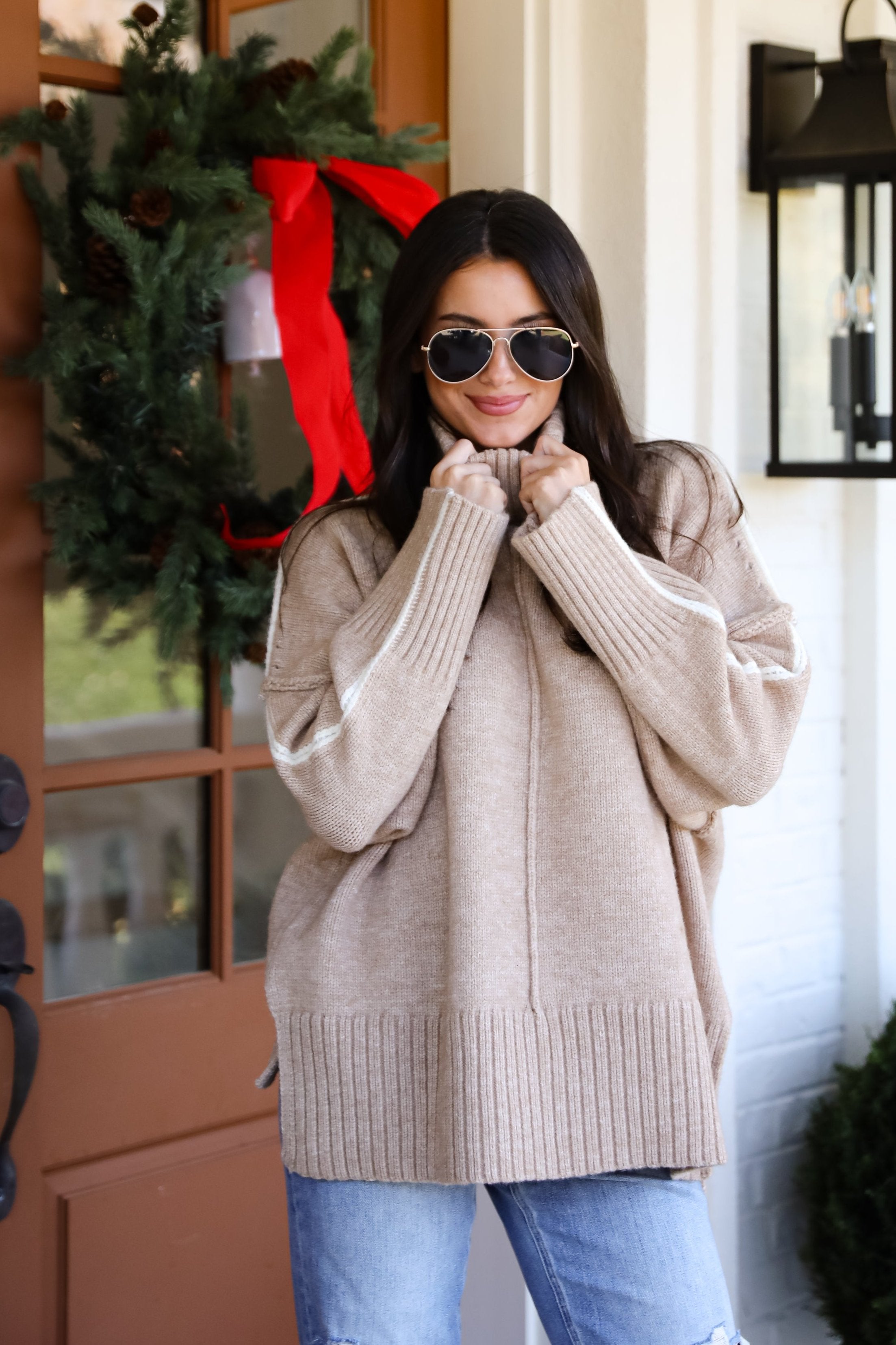 Posh Upgrade Turtleneck Oversized Sweater