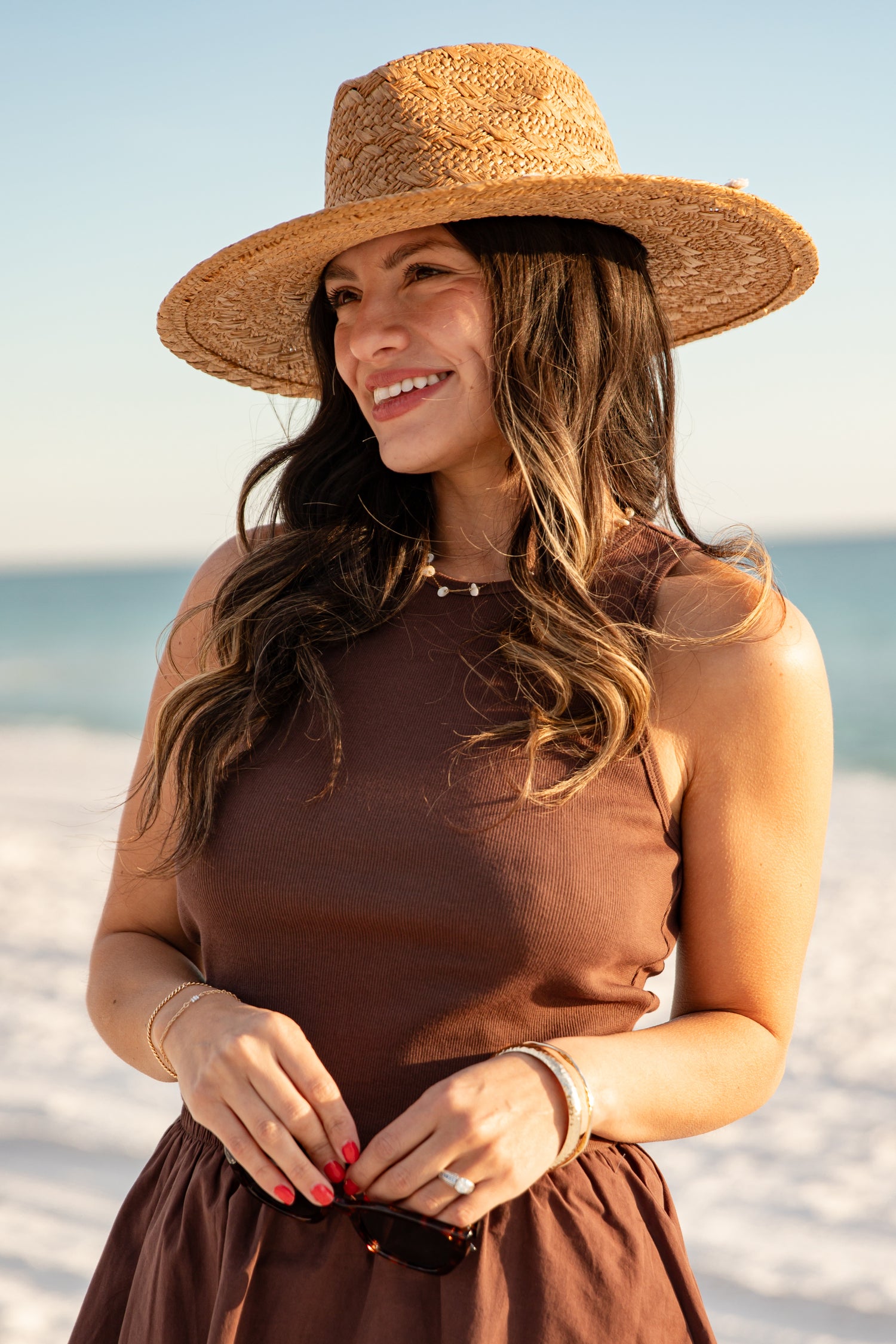 Paradise Plans Ribbed Tank | Trendy Matching Sets
