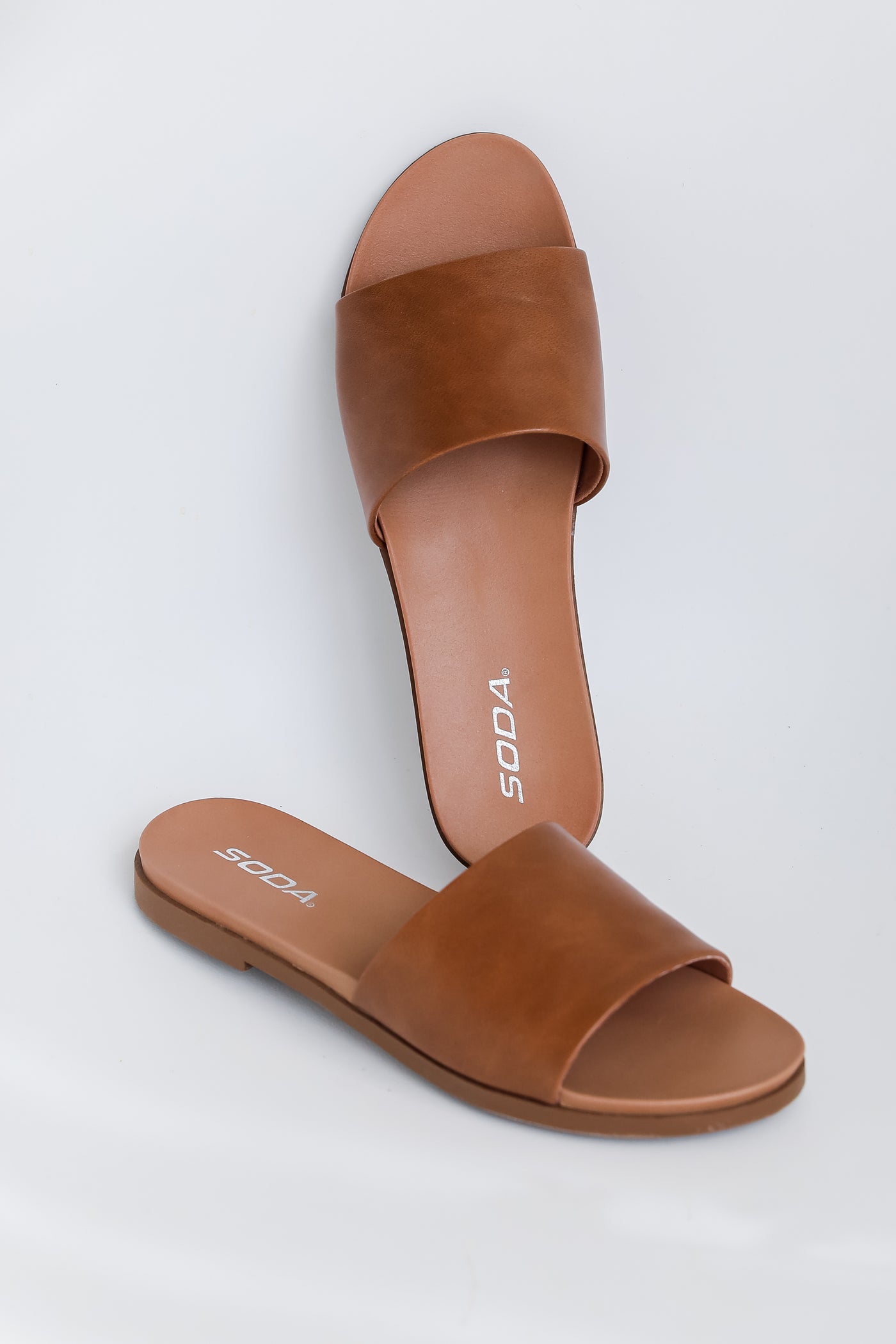 Tan Slide Sandals for women
