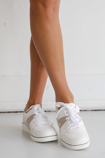 Keep Track White Sneakers