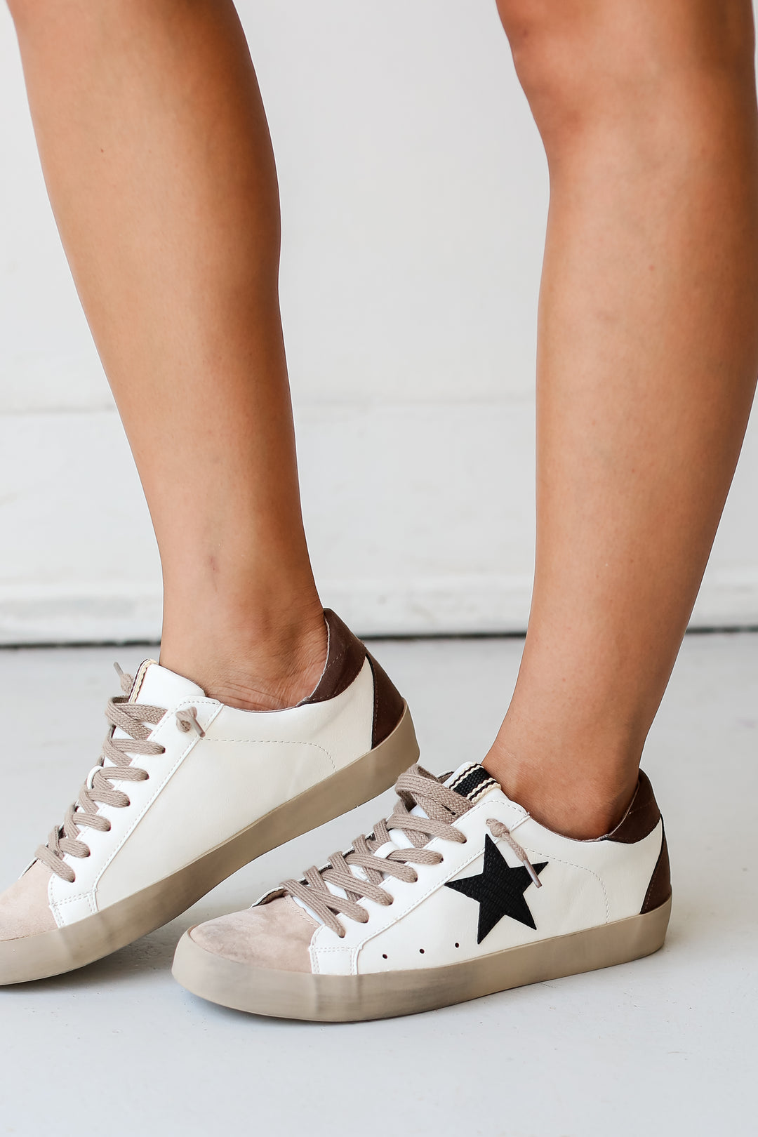 brown Star Sneakers