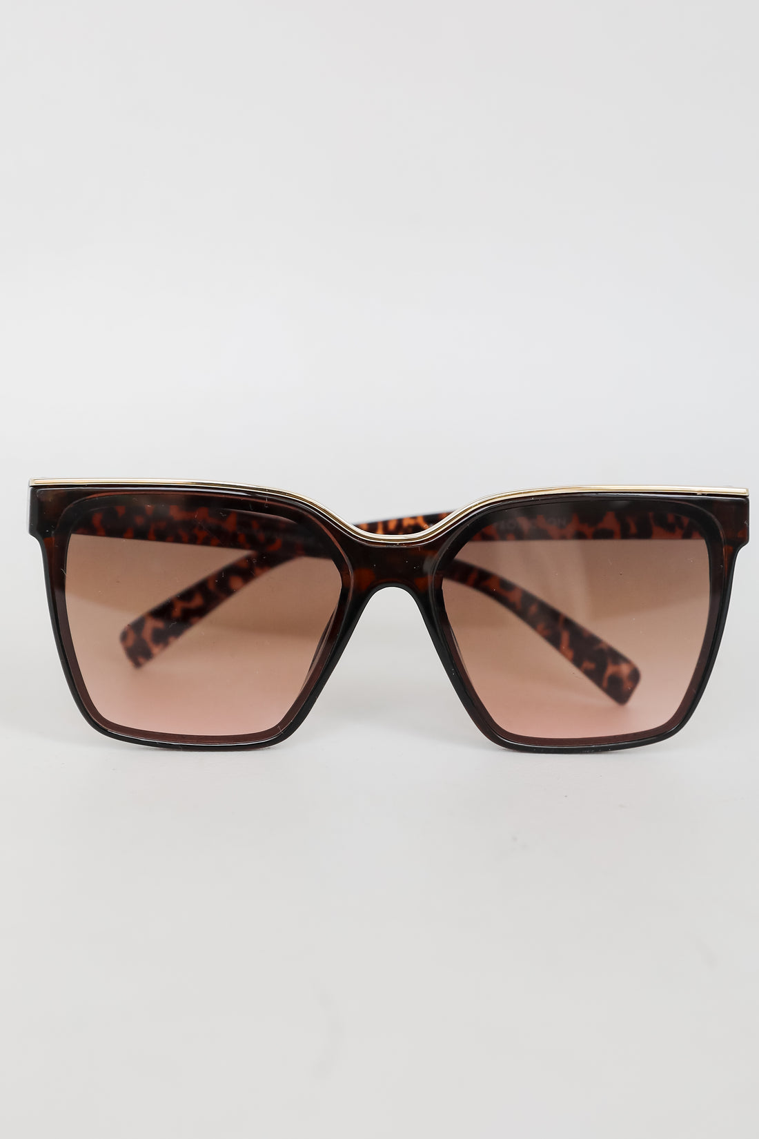 Majorly Sunny Brown Square Sunglasses