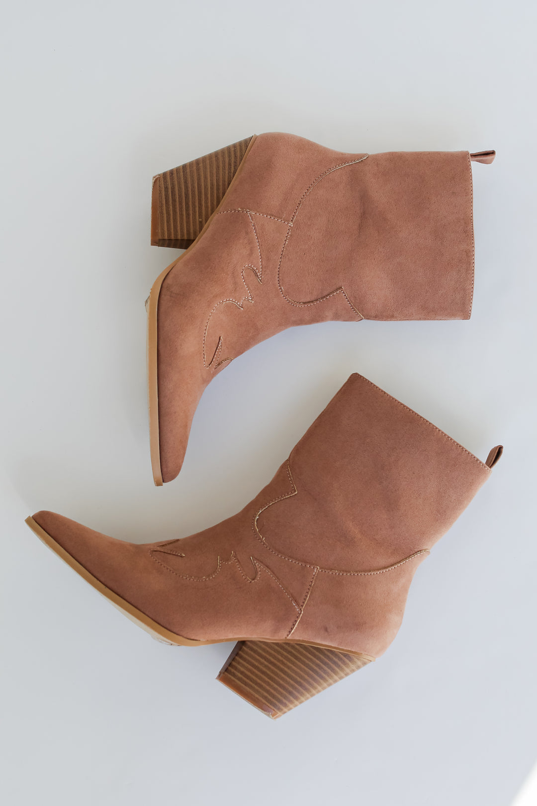 Brown Western Booties for women