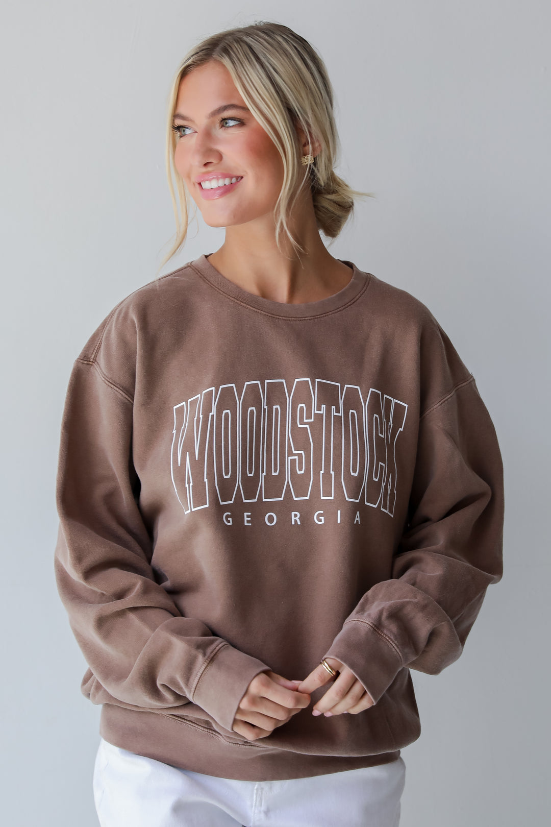 Brown Woodstock Georgia Sweatshirt