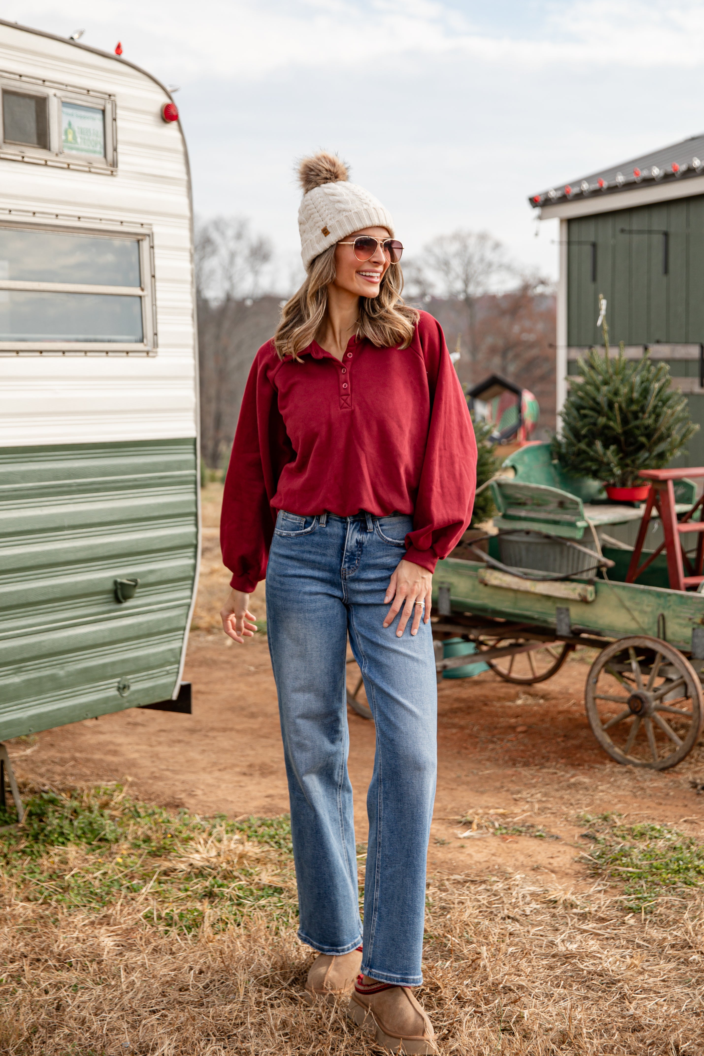 Crosby Snap Collared Pullover | Women's Pullover | Dress up – Dress Up