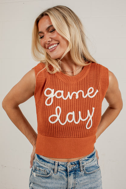 Game Day Darling Knit Tank