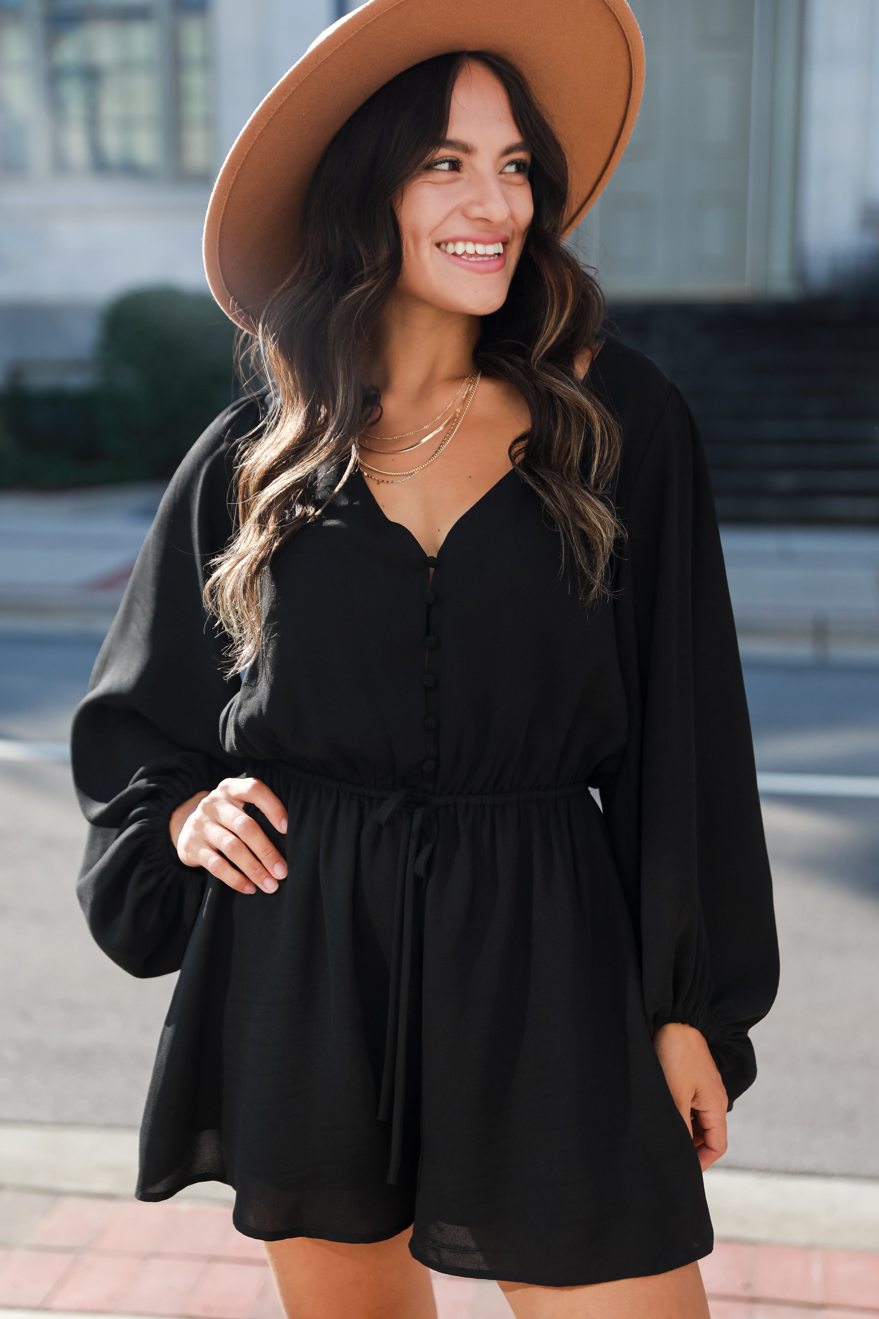 black Romper