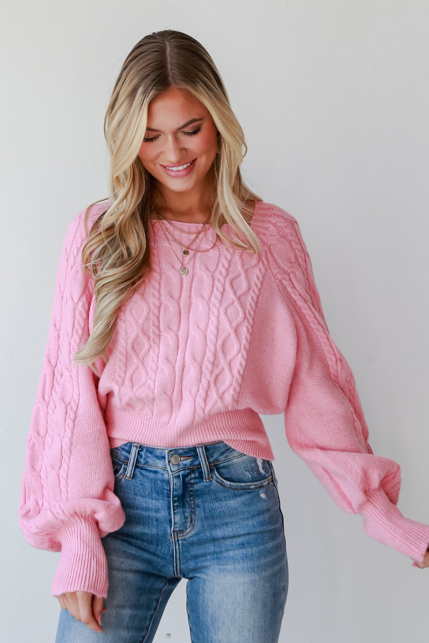 cute pink sweaters