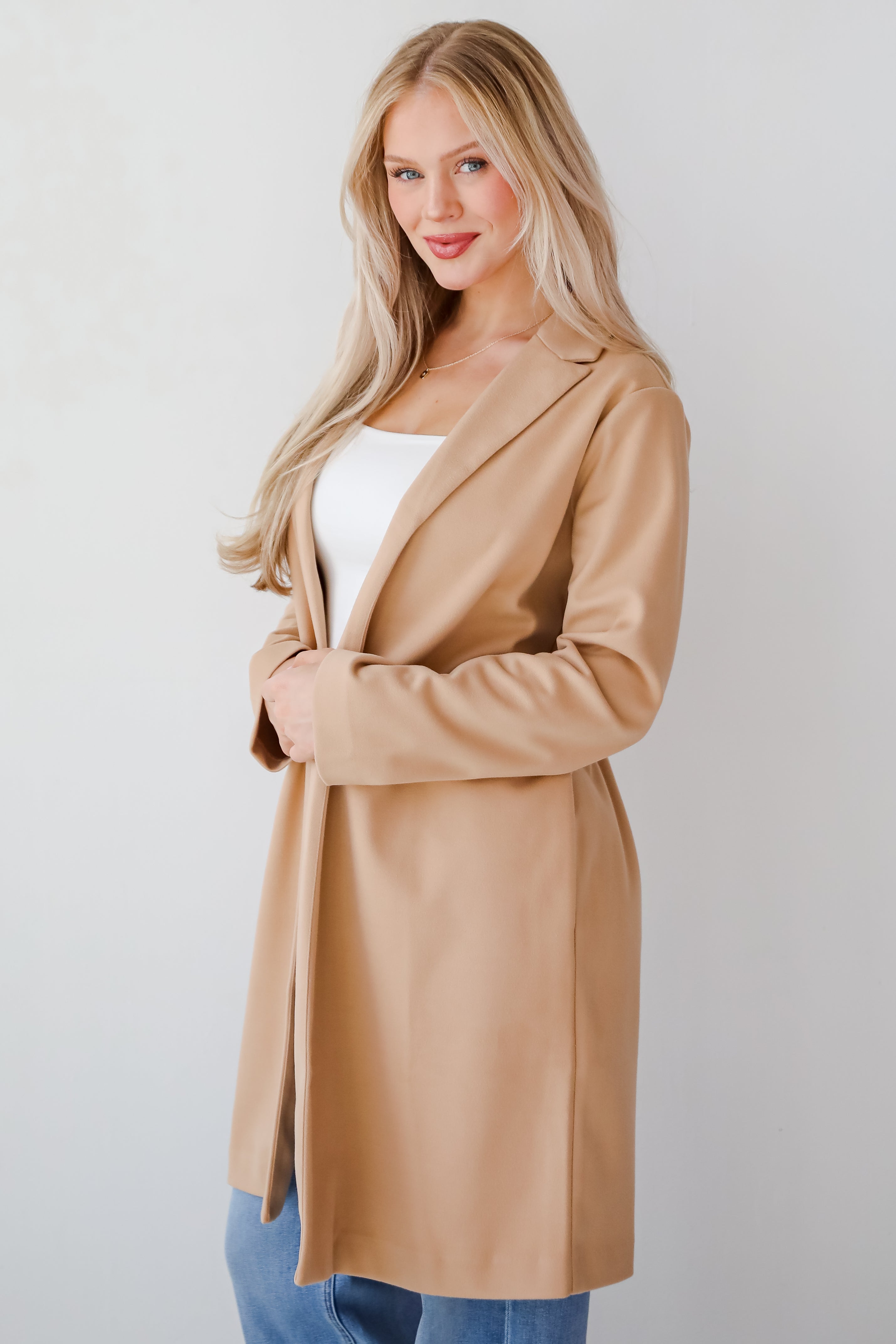 Smart Outcome Camel Trench Coat