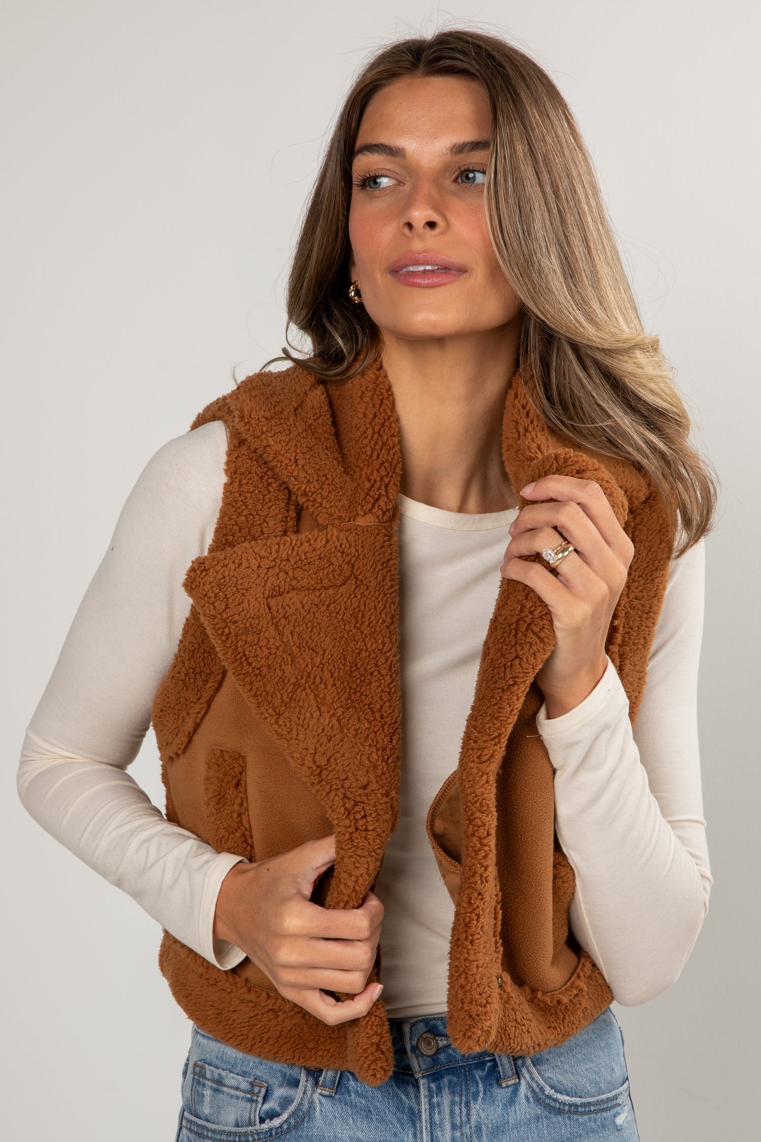 Cozy Wrangler Camel Vest | Women's Vests | Shop Dress Up Camel / Large Cozy Wrangler Camel Vest | Women's Vests | Shop Dress Up Camel / Large
