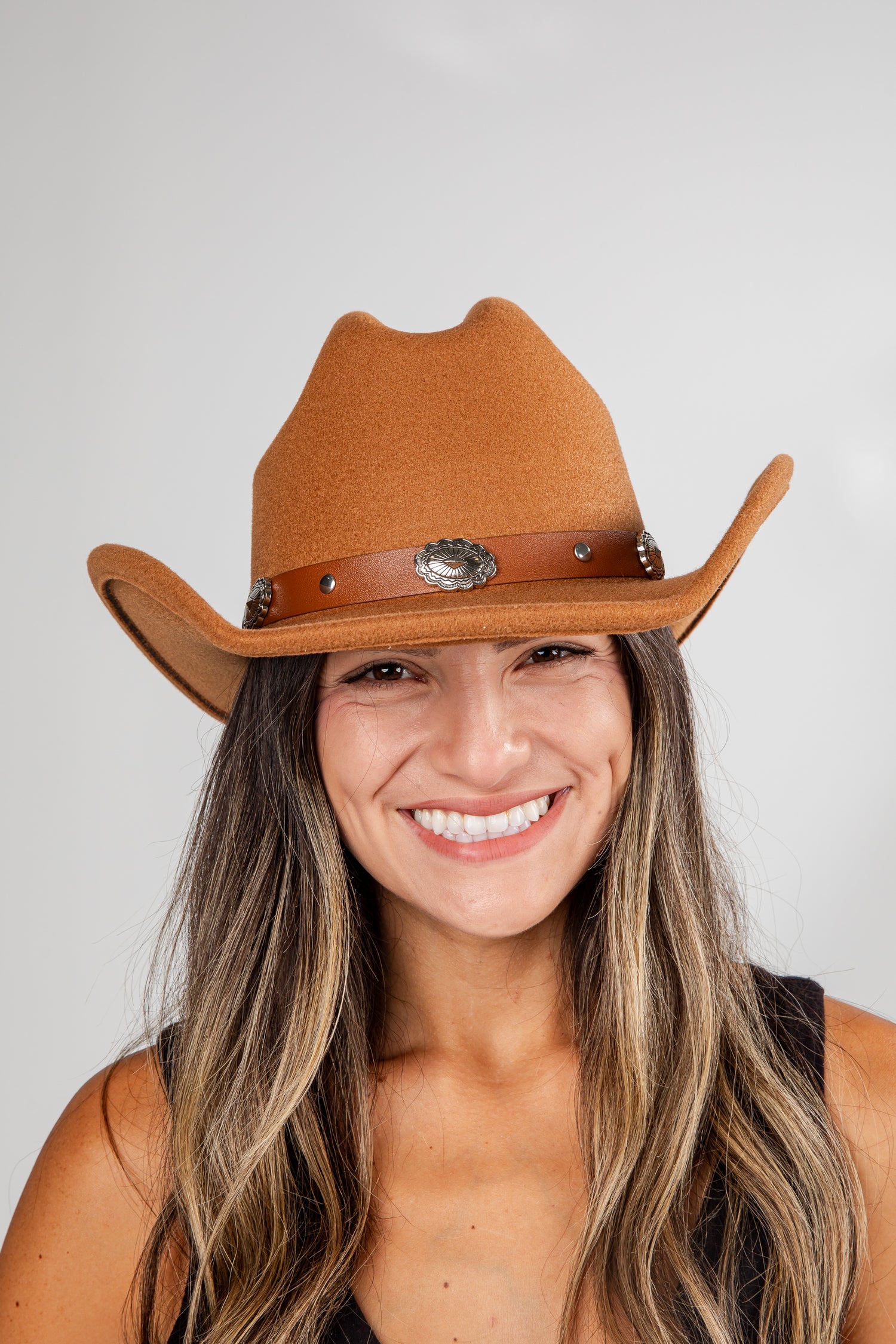 Cute Camel Fedora Western Hat | Women's Hats | ShopDressUp – Dress Up, image size:1500x2250