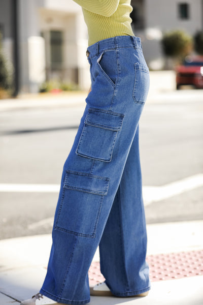 baggy cargo jeans for women