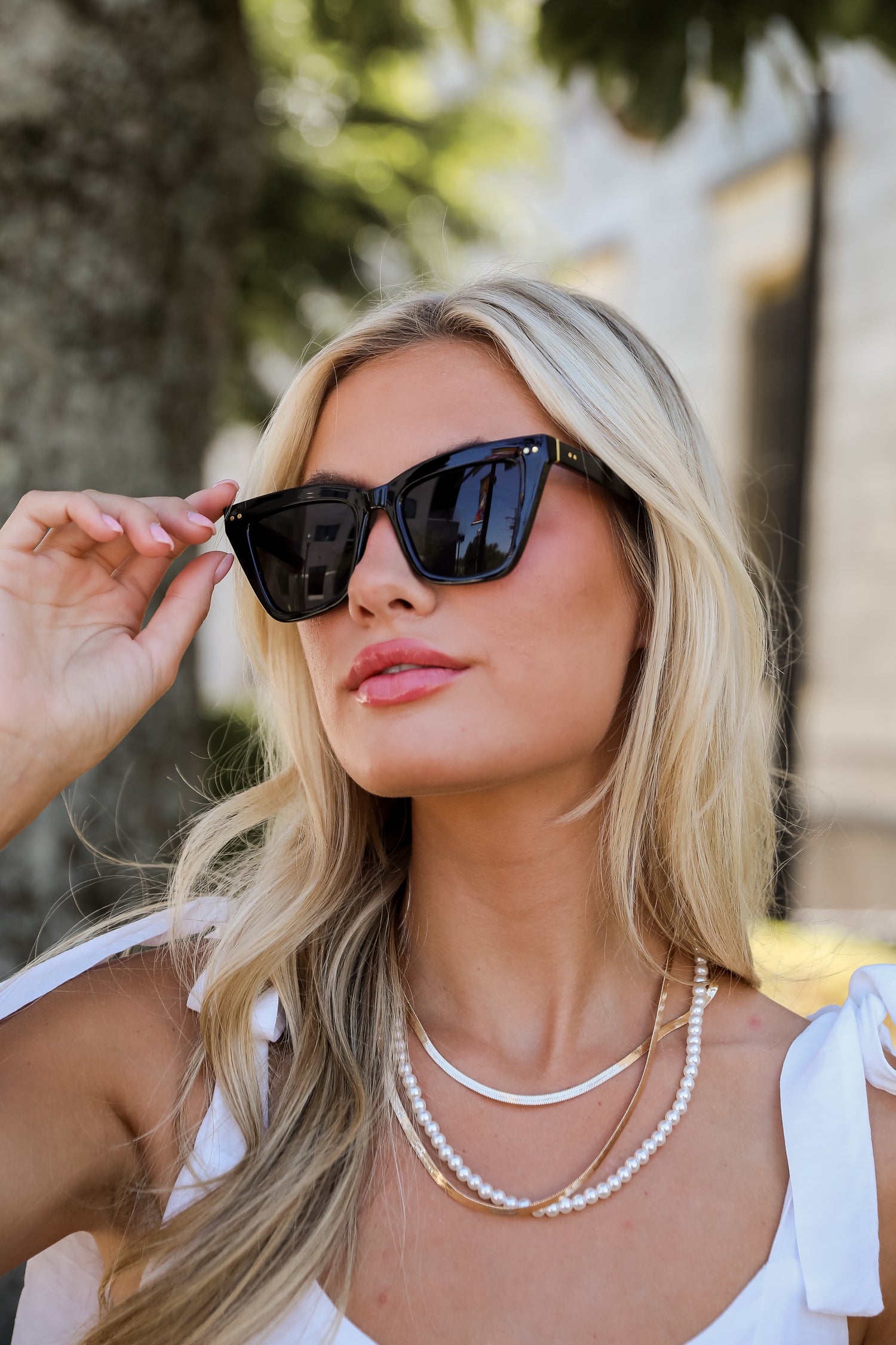 Trendy Square Cat Eye Sunglasses Women's Sunglasses DressUp