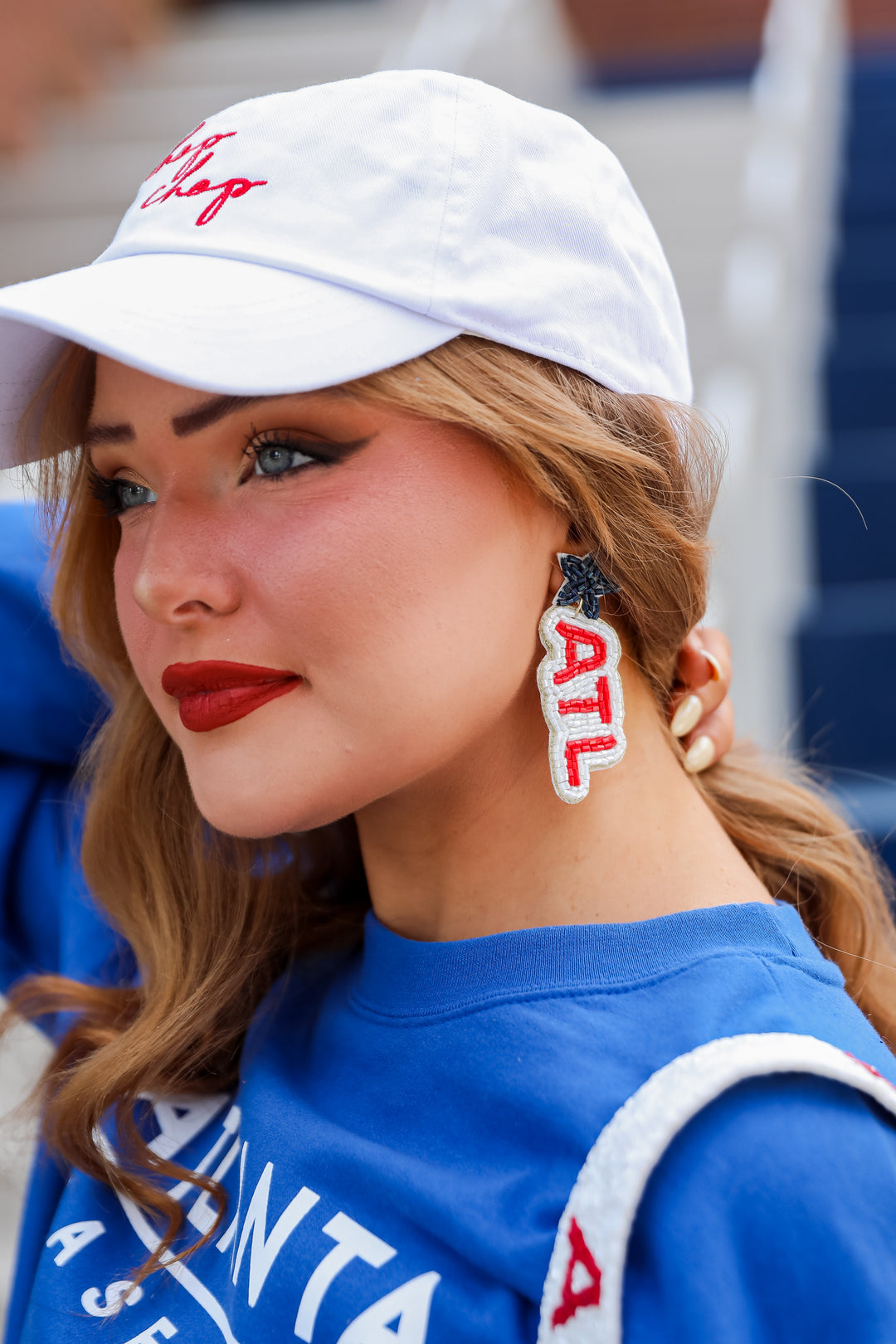 ATL Star Beaded Drop Earrings | Cute Game Day Earrings | DressUp – Dress Up