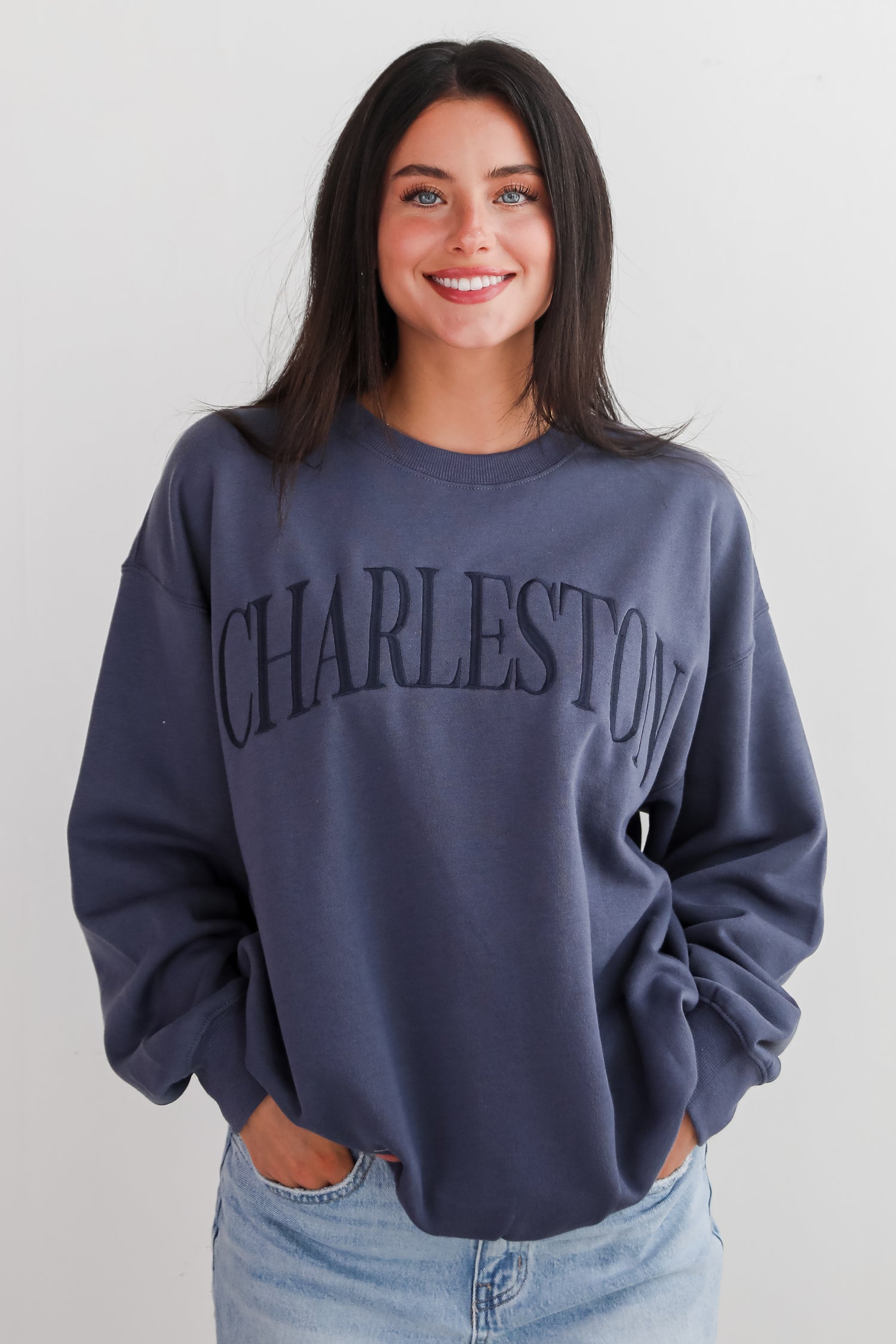 Charleston Embroidered Sweatshirt