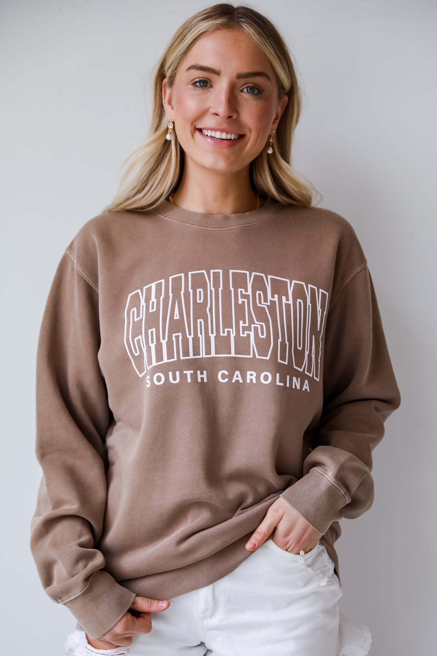 Brown Charleston South Carolina Sweatshirt