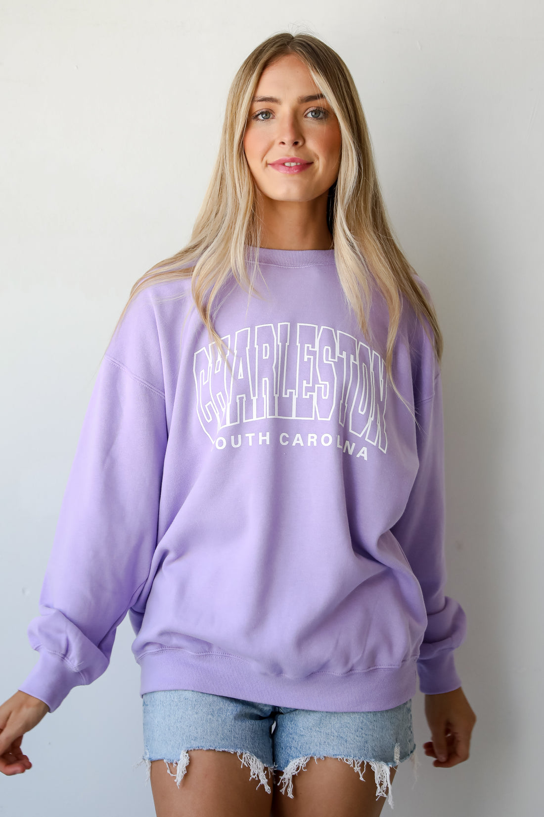 Lavender Charleston South Carolina Sweatshirt