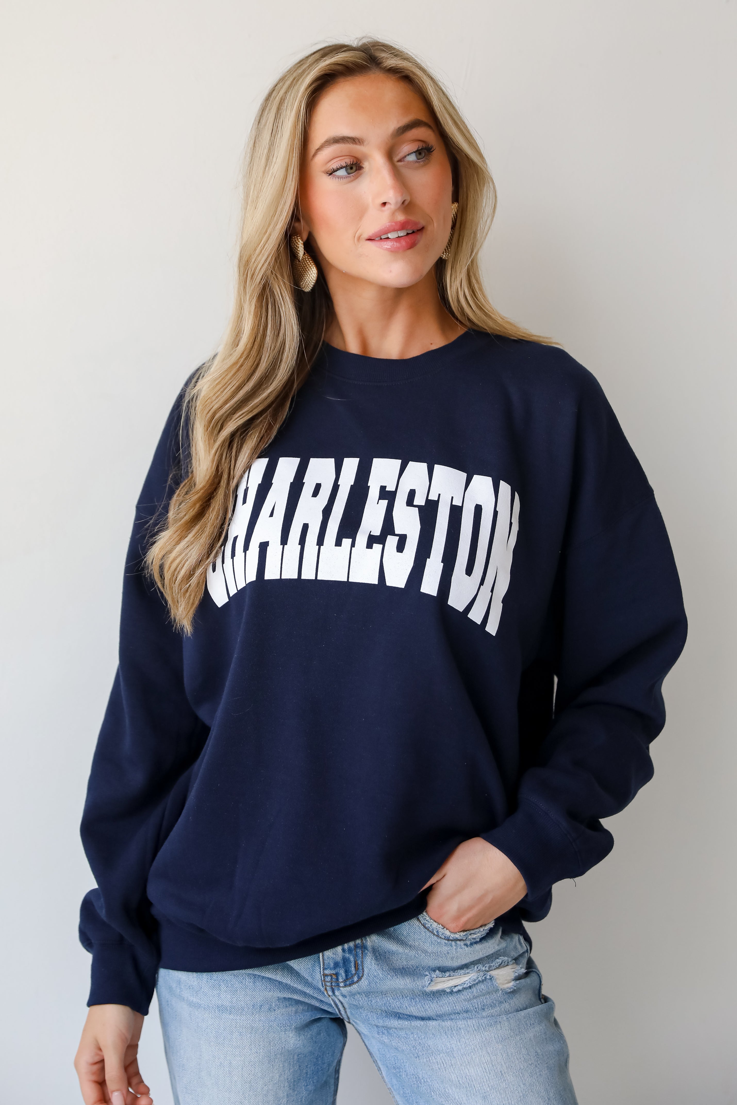 Navy Charleston Sweatshirt