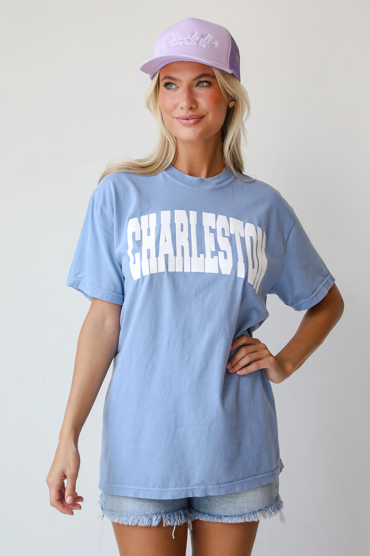 Light Blue Charleston Tee