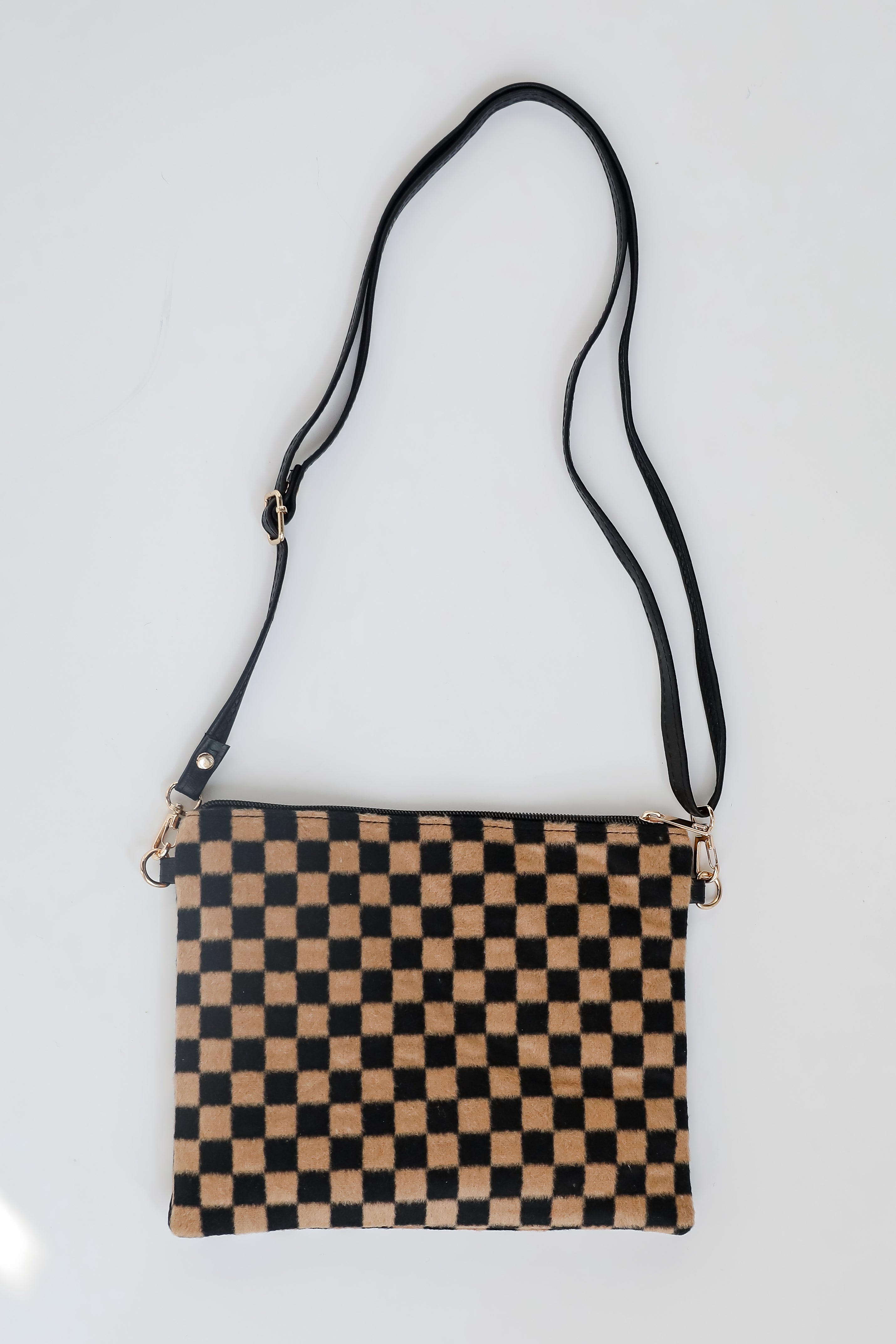 Checkered shops Crossbody