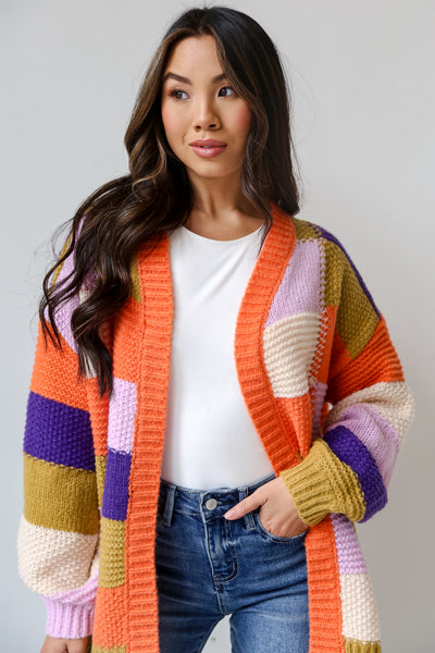 colorful cardigans