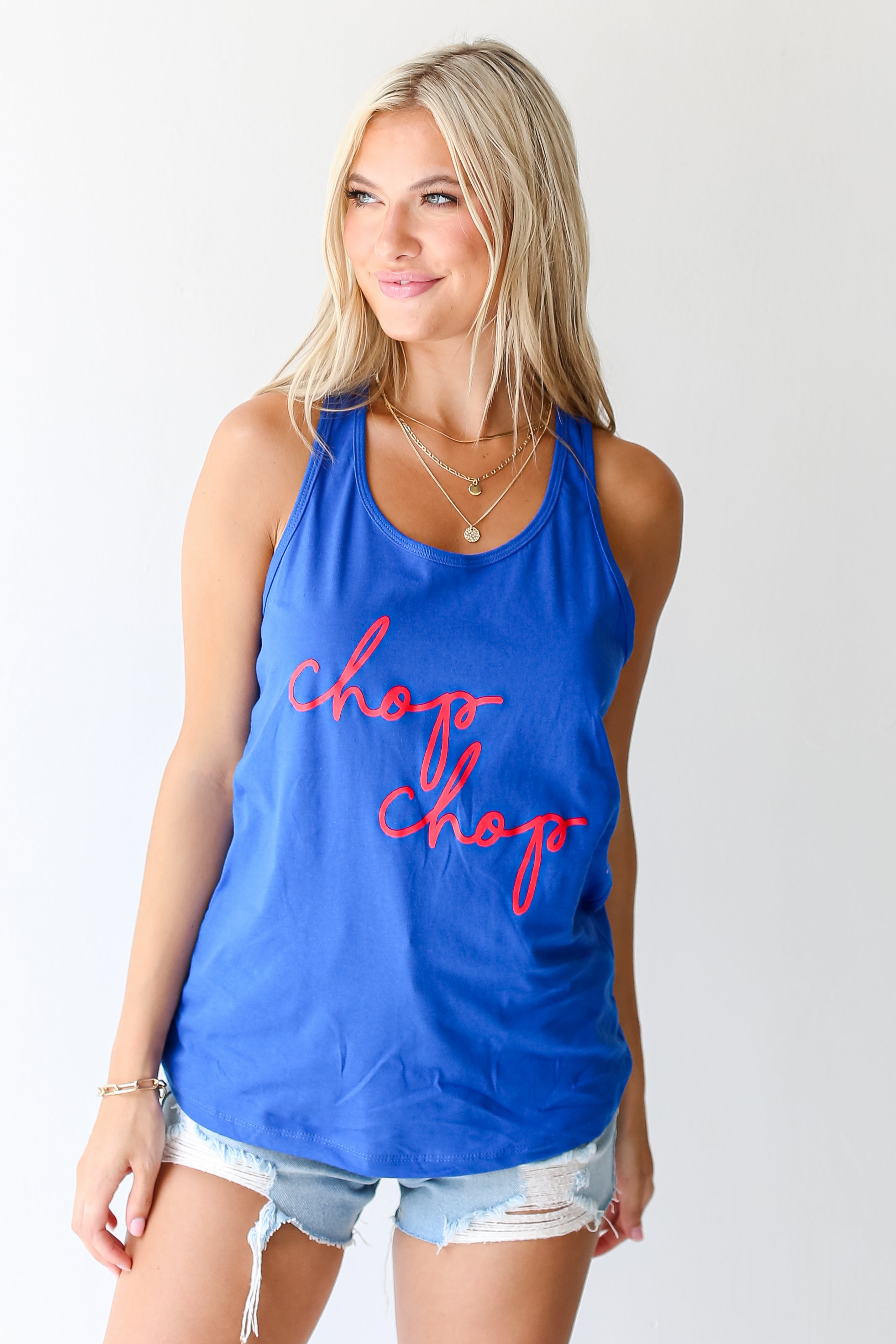 Royal Blue Chop Chop Tank