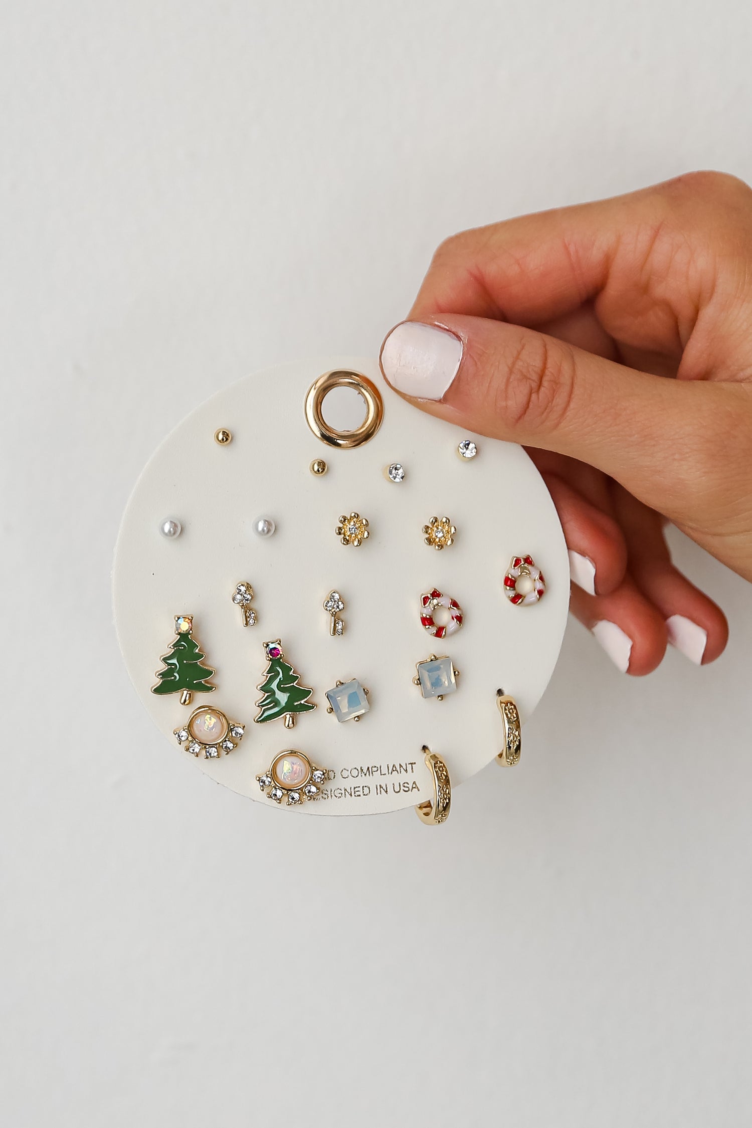 christmas earrings