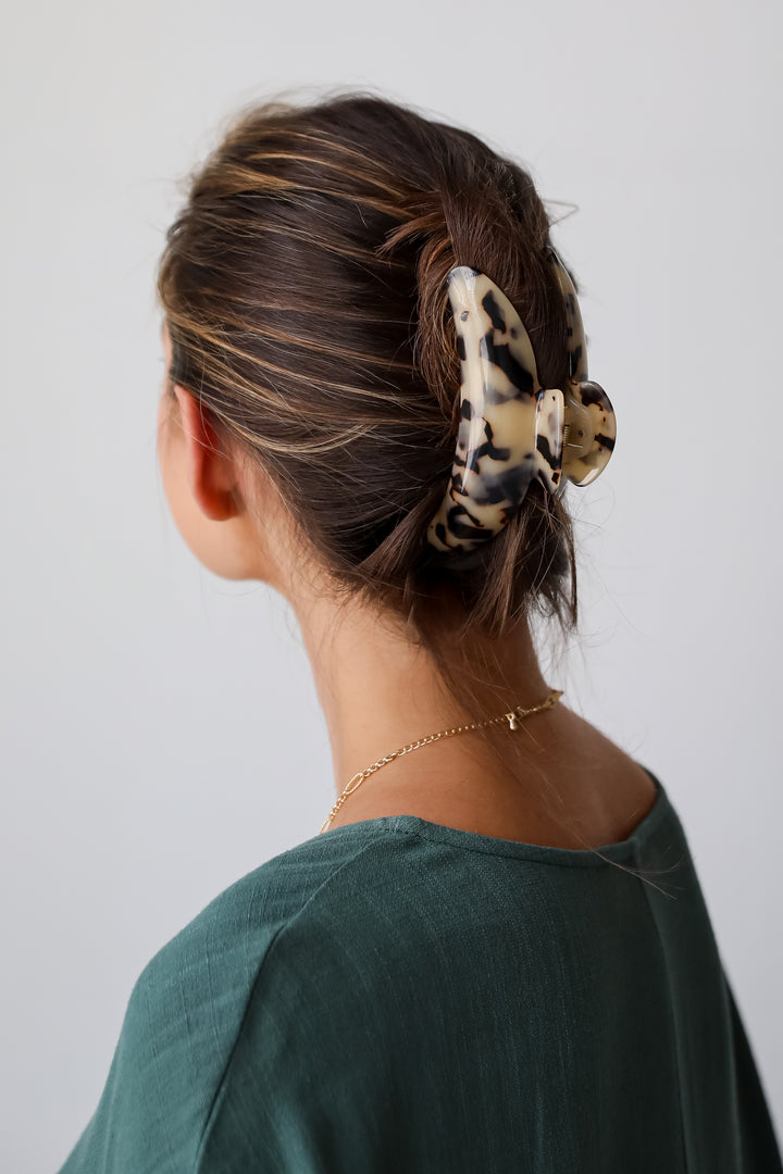 Tortoise Acrylic Claw Hair Clip