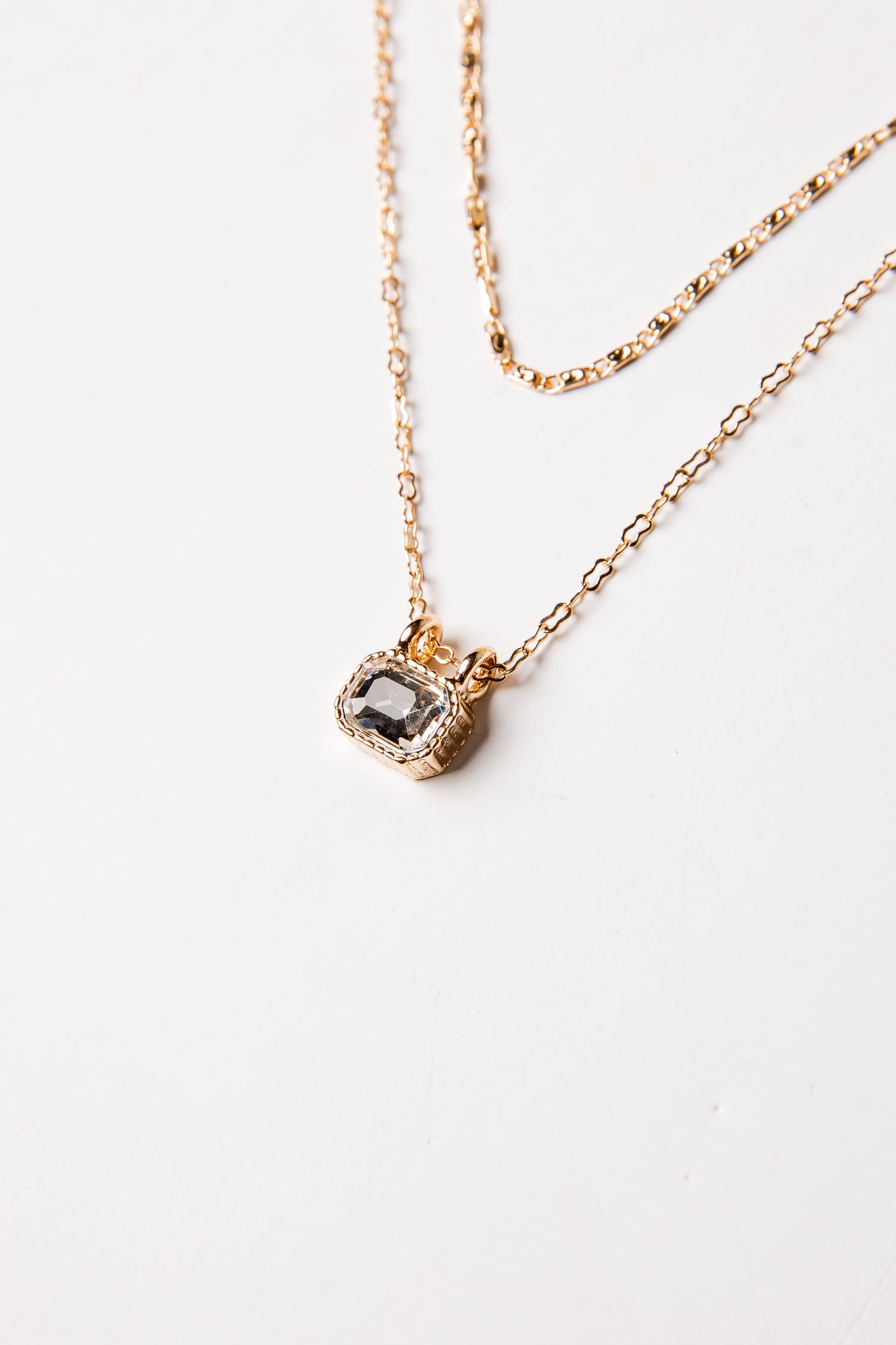 Cute Gold Layered Gemstone Necklace | Gold Necklaces | Dress Up Pink Cute Gold Layered Gemstone Necklace | Gold Necklaces | Dress Up Pink