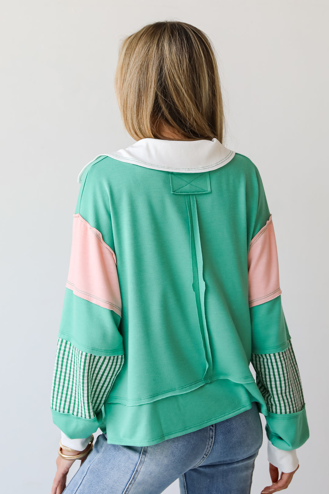 Perfect Plans Color Block Collared Top