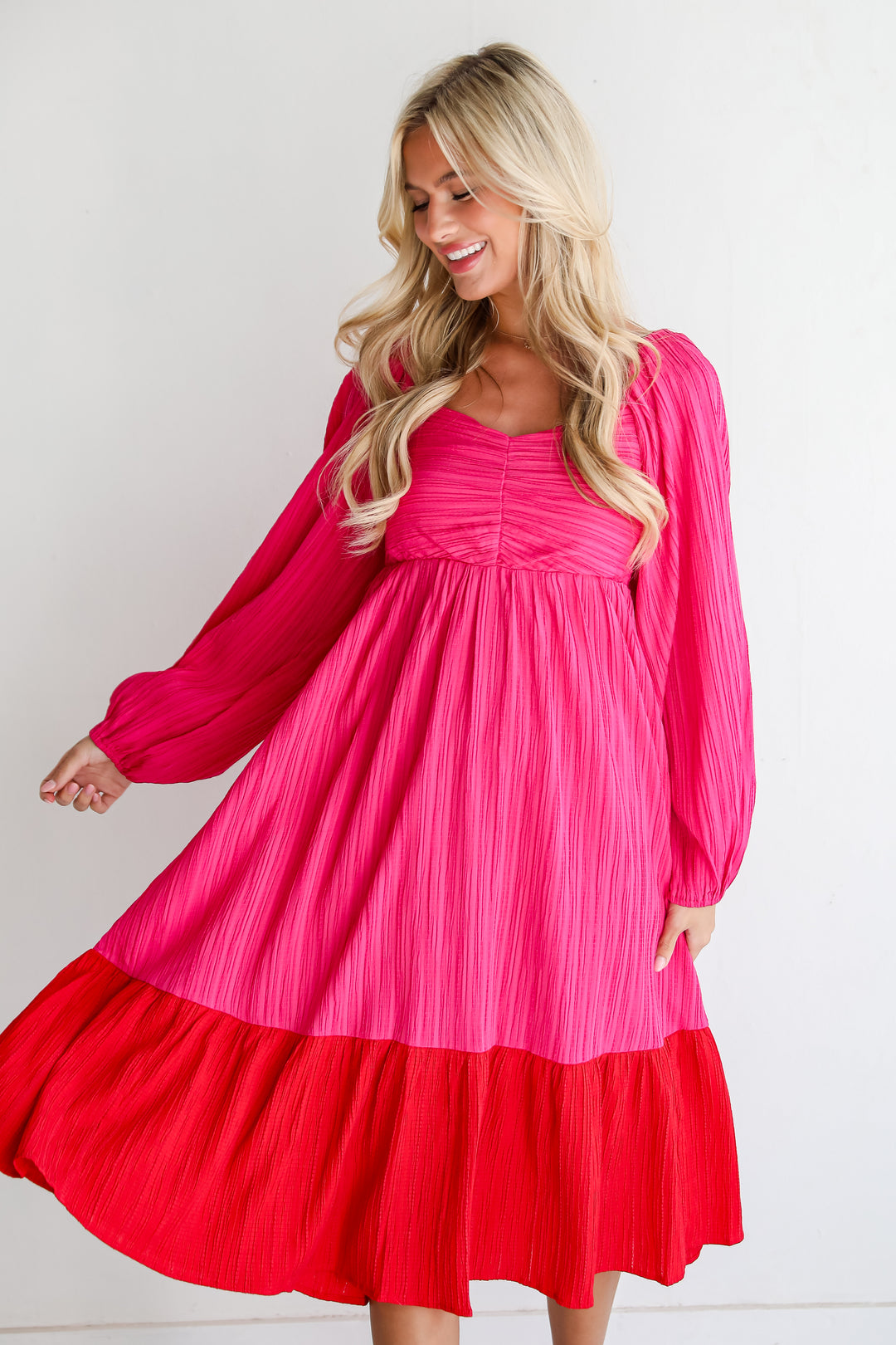 pink dress for women
