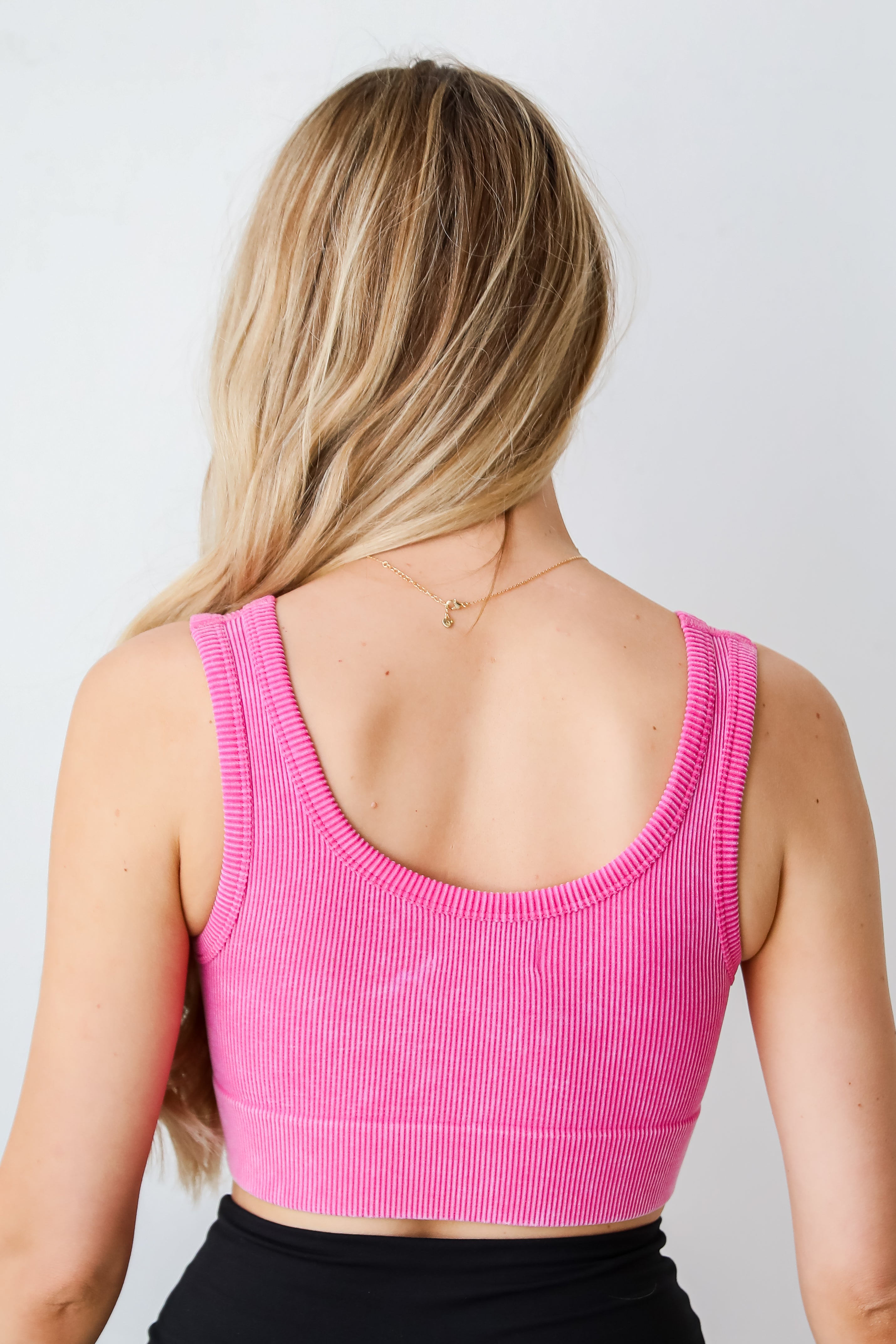 pink sports tank