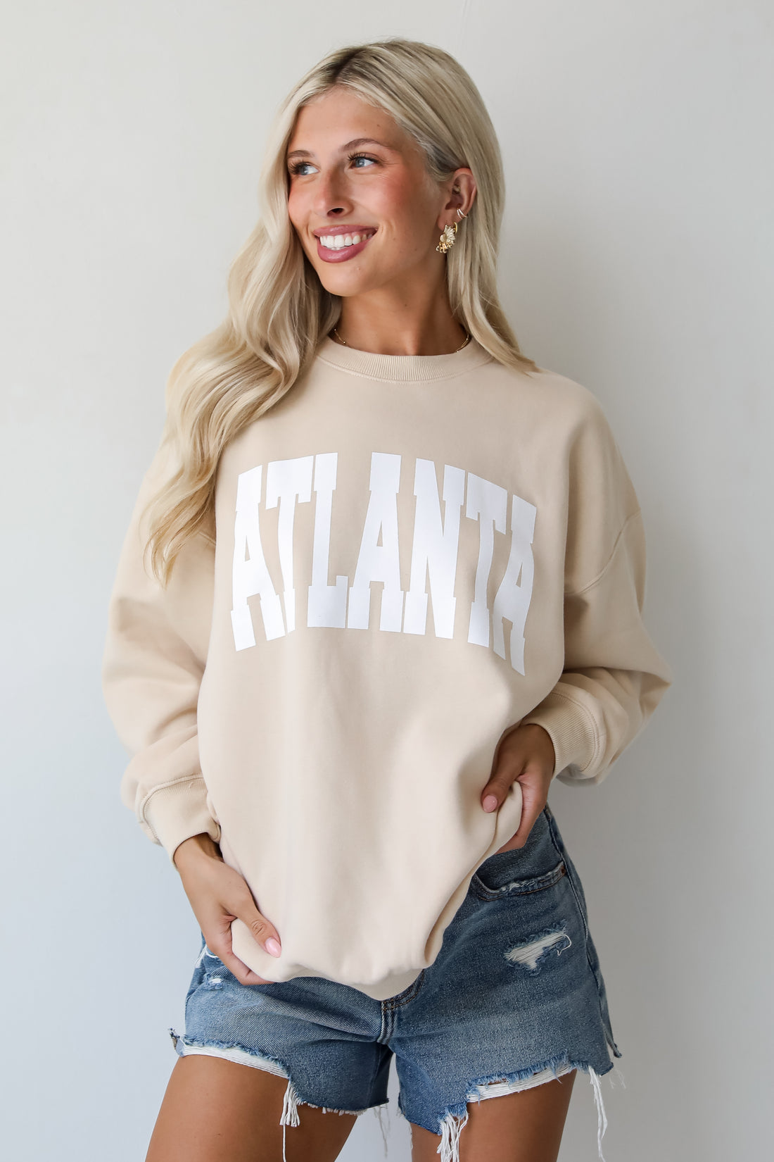 Cream Atlanta Sweatshirt