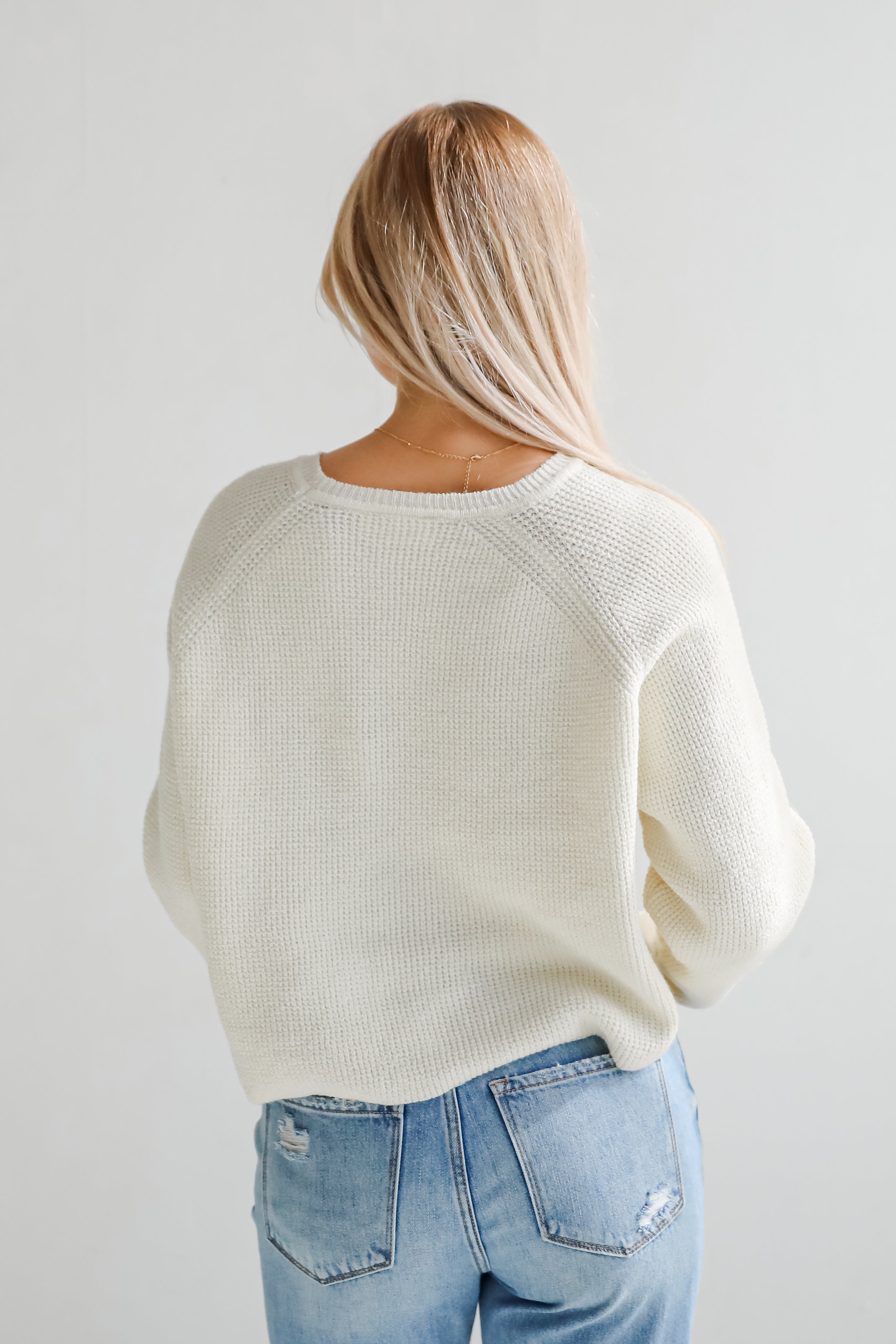 Cozy cream sweater best sale