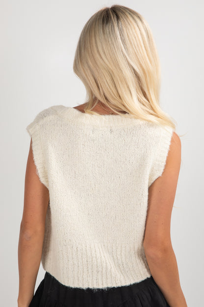 sleeveless sweater