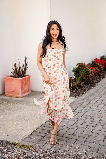Trendy Cream Floral Maxi Dress | Women's Dress | ShopDressUp Dress Up Trendy Cream Floral Maxi Dress | Women's Dress | ShopDressUp Dress Up