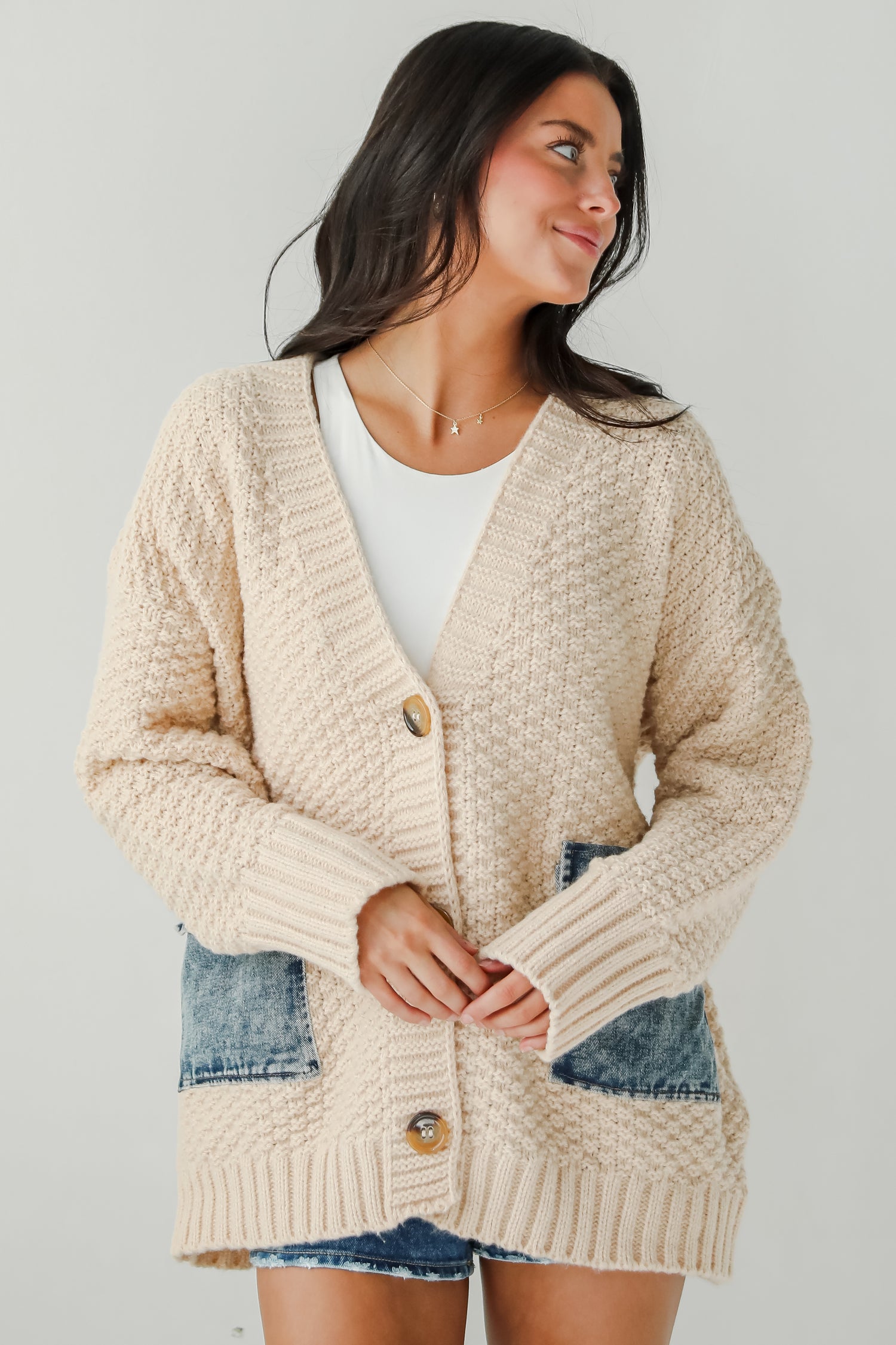 Beyond Cozy Cream Oversized Sweater Cardigan