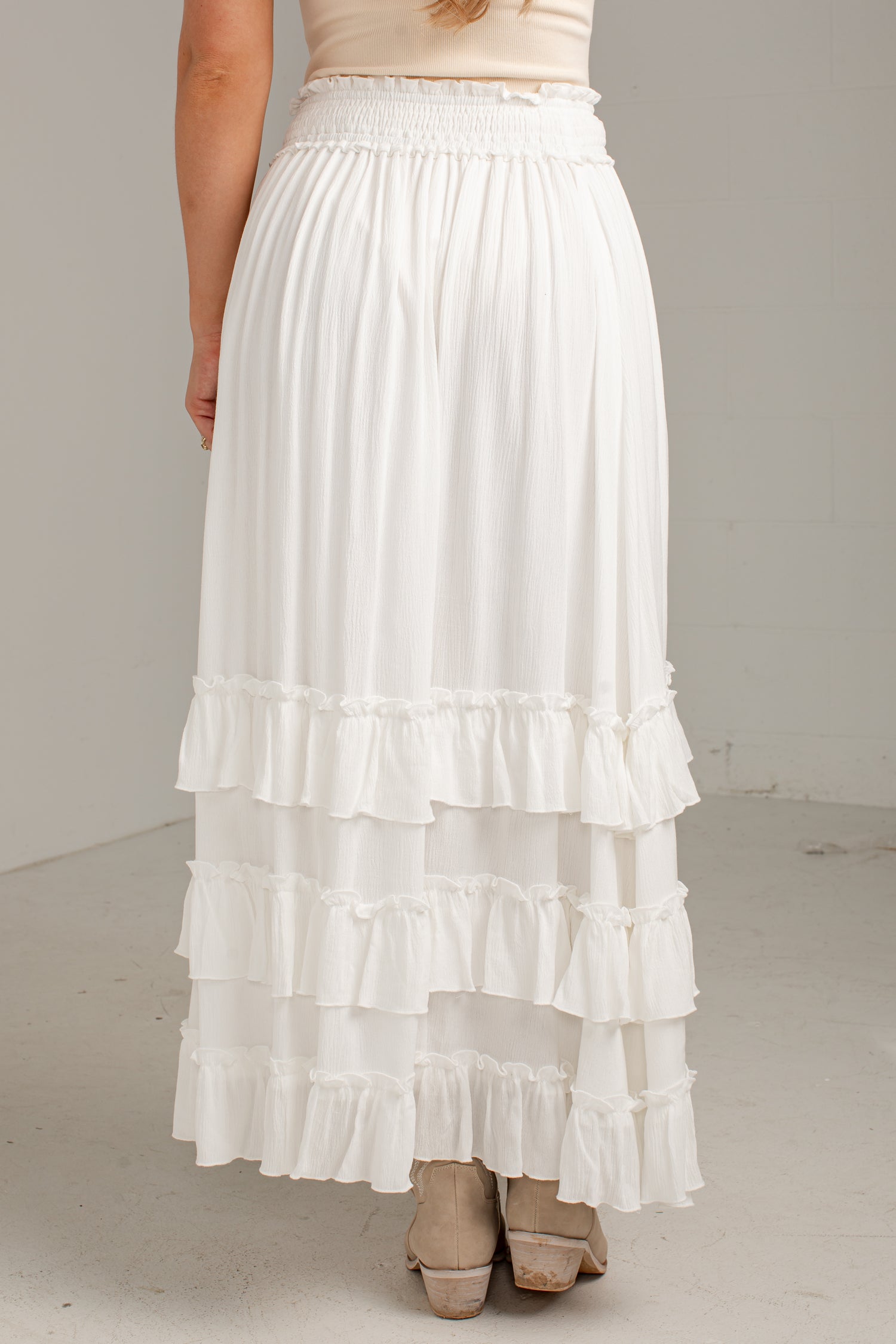Homegrown Ruffle Maxi Skirt