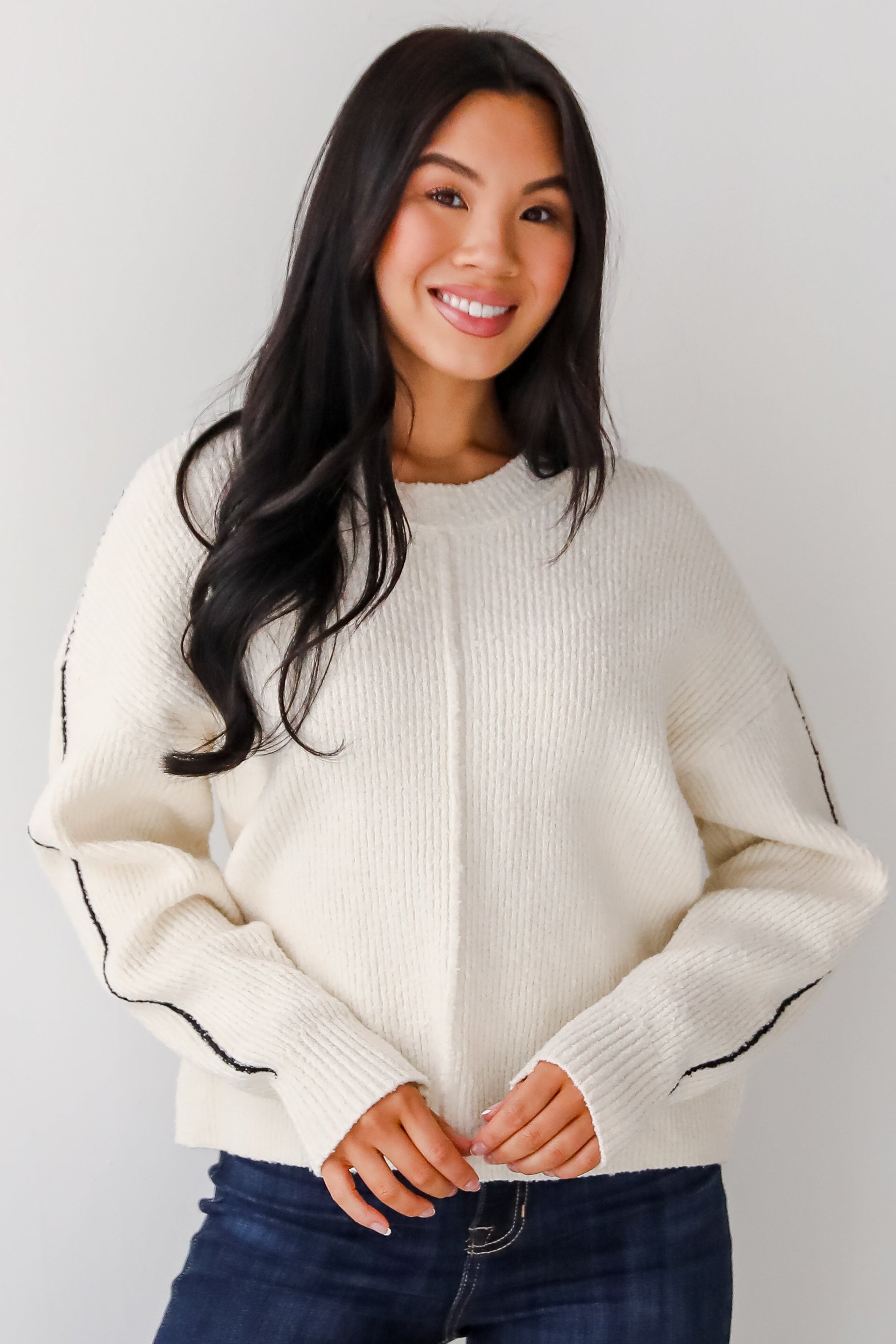 Charismatic Sense Cream Sweater