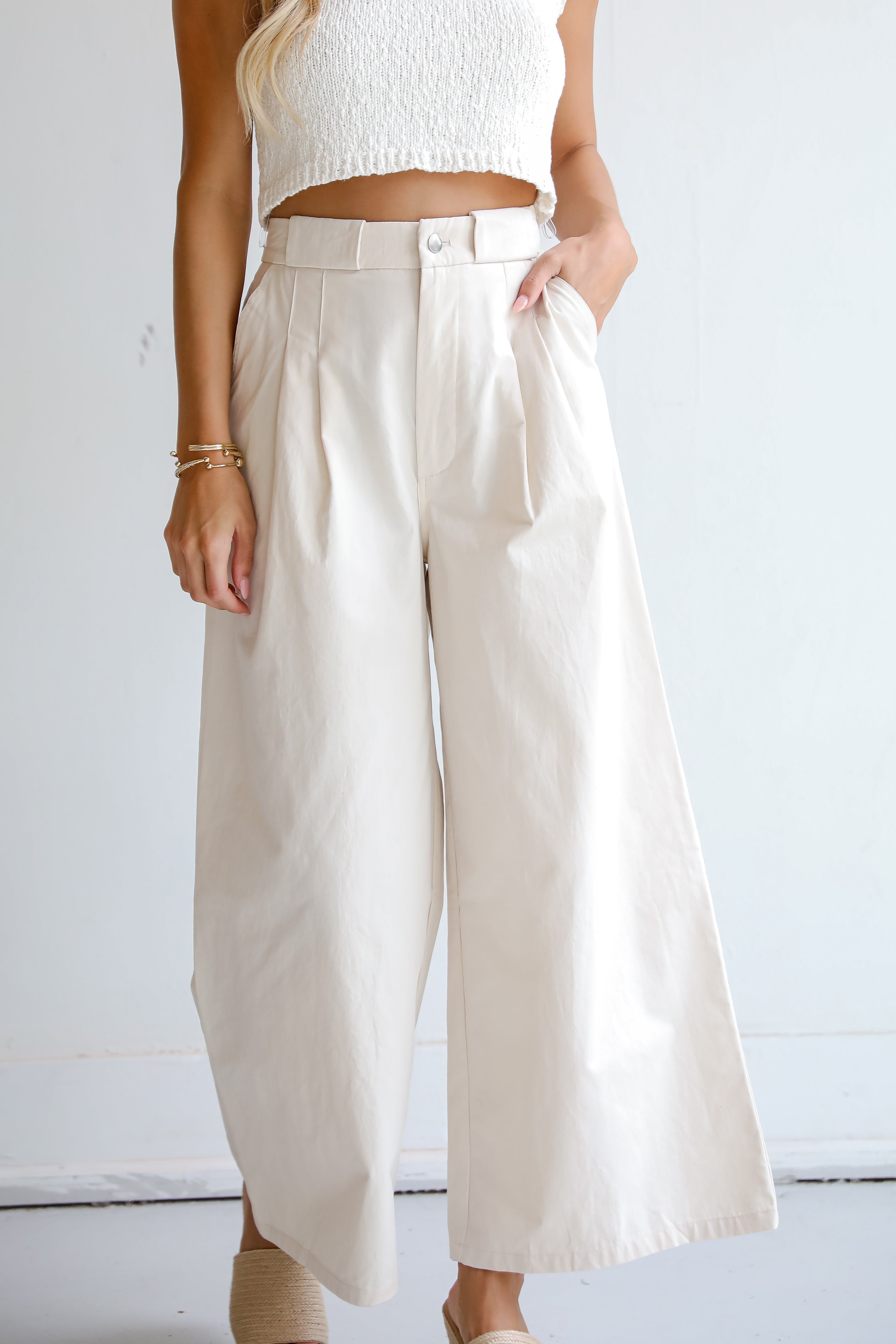 Cream dress trousers hotsell