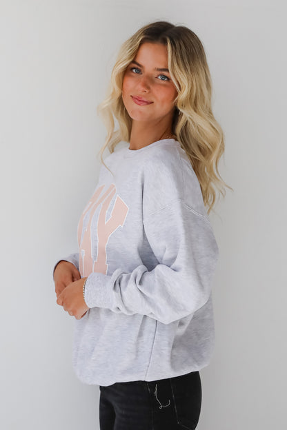 Heather Grey Pray Sweatshirt