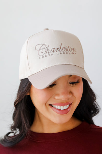 Charleston South Carolina Color Block Embroidered Hat