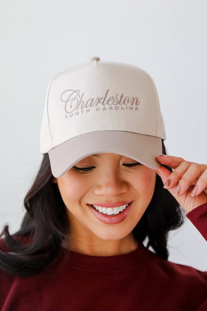 Charleston South Carolina Color Block Embroidered Hat