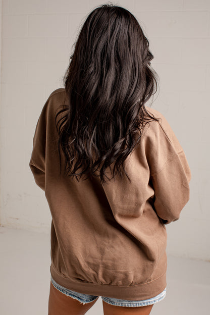 Brown Charleston Graphic Sweatshirt