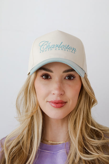 Charleston South Carolina Color Block Embroidered Hat