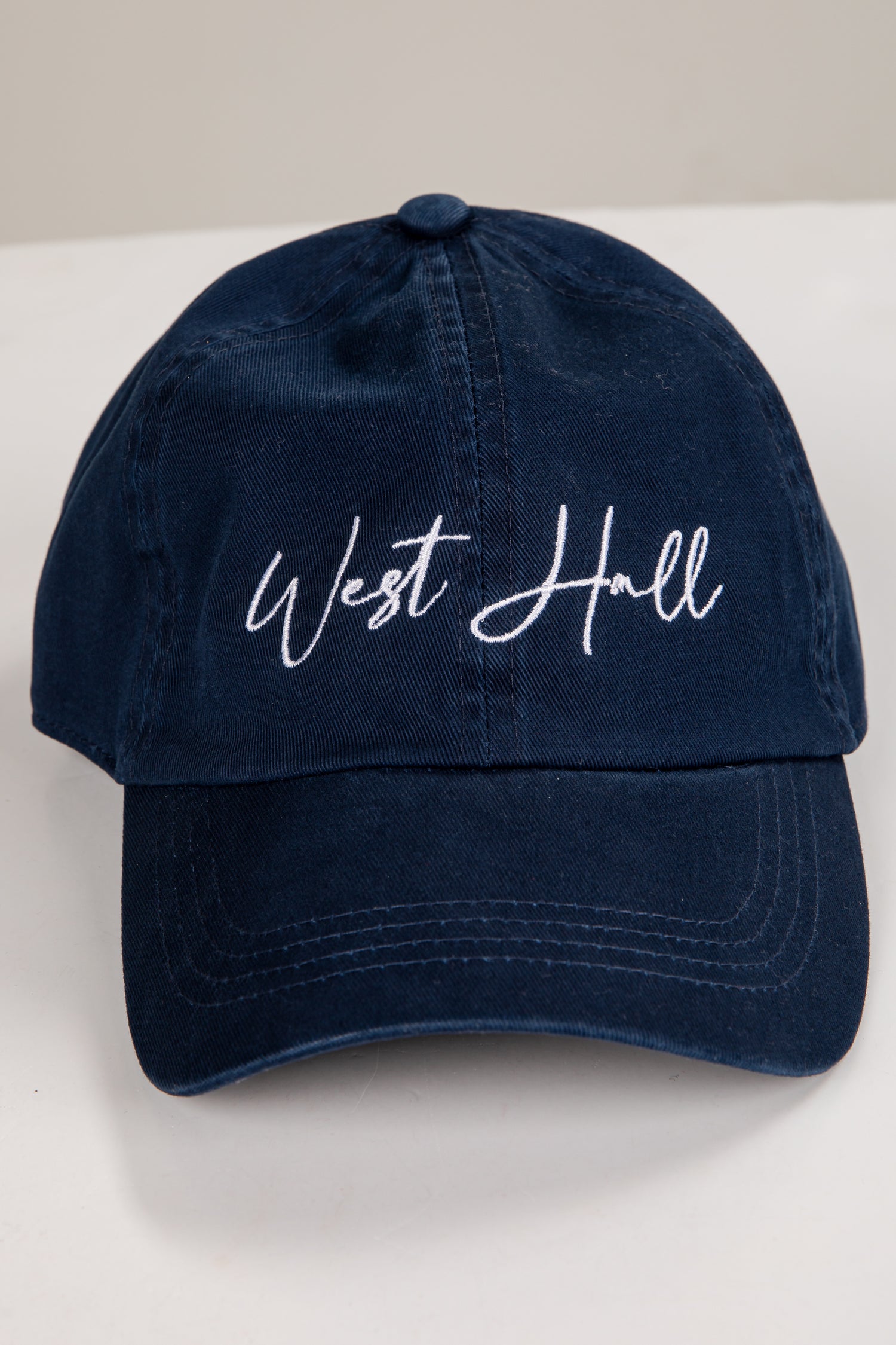 Navy blue cap with &