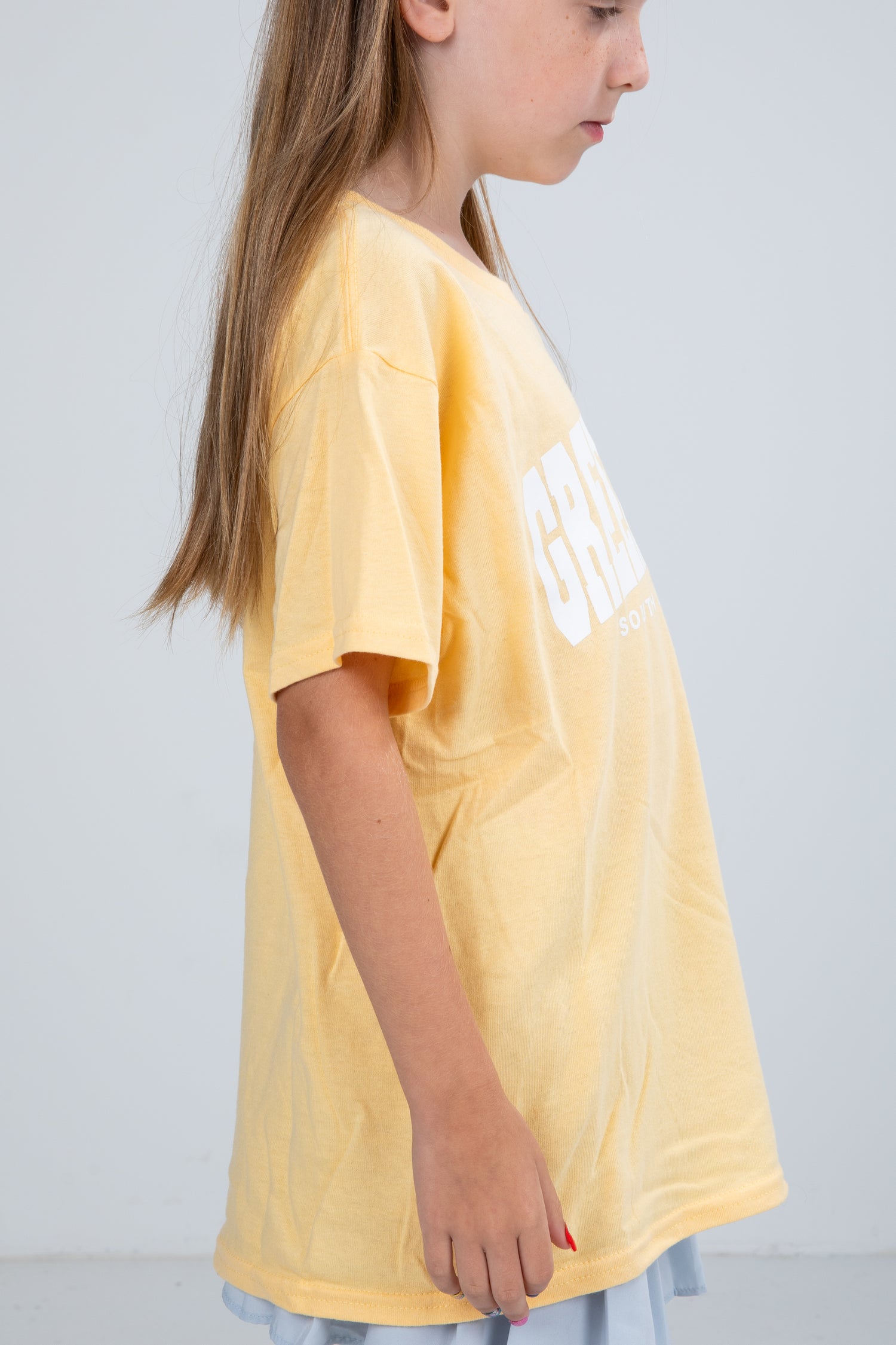 Youth Yellow Greenville South Carolina Tee